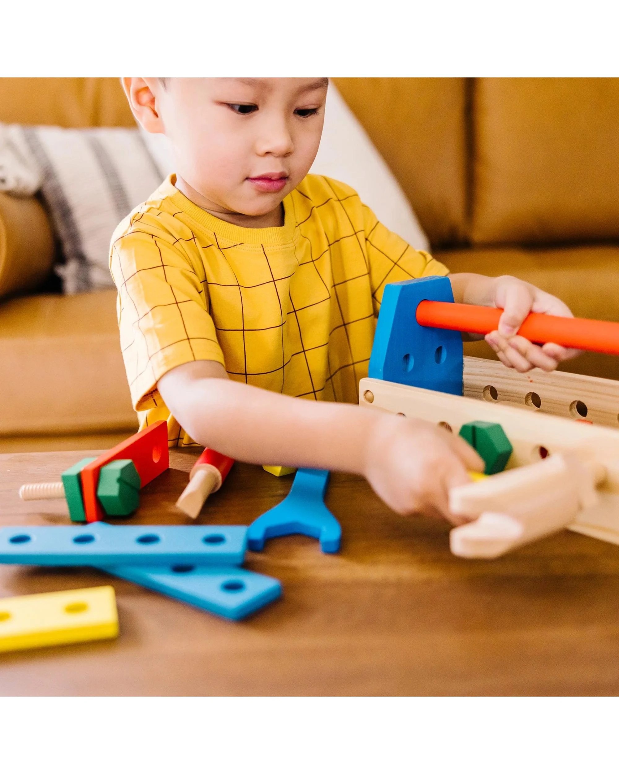 6 Melissa and Doug Take-Along Wooden Tool Kit, 6 of 7