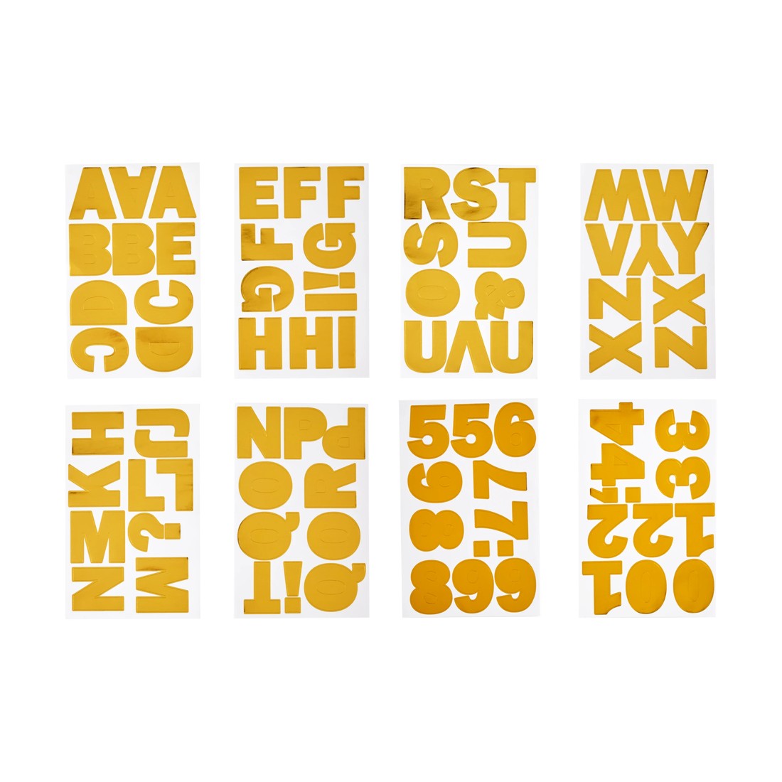 2 8 Pack Alphabet Stickers, 2 of 3