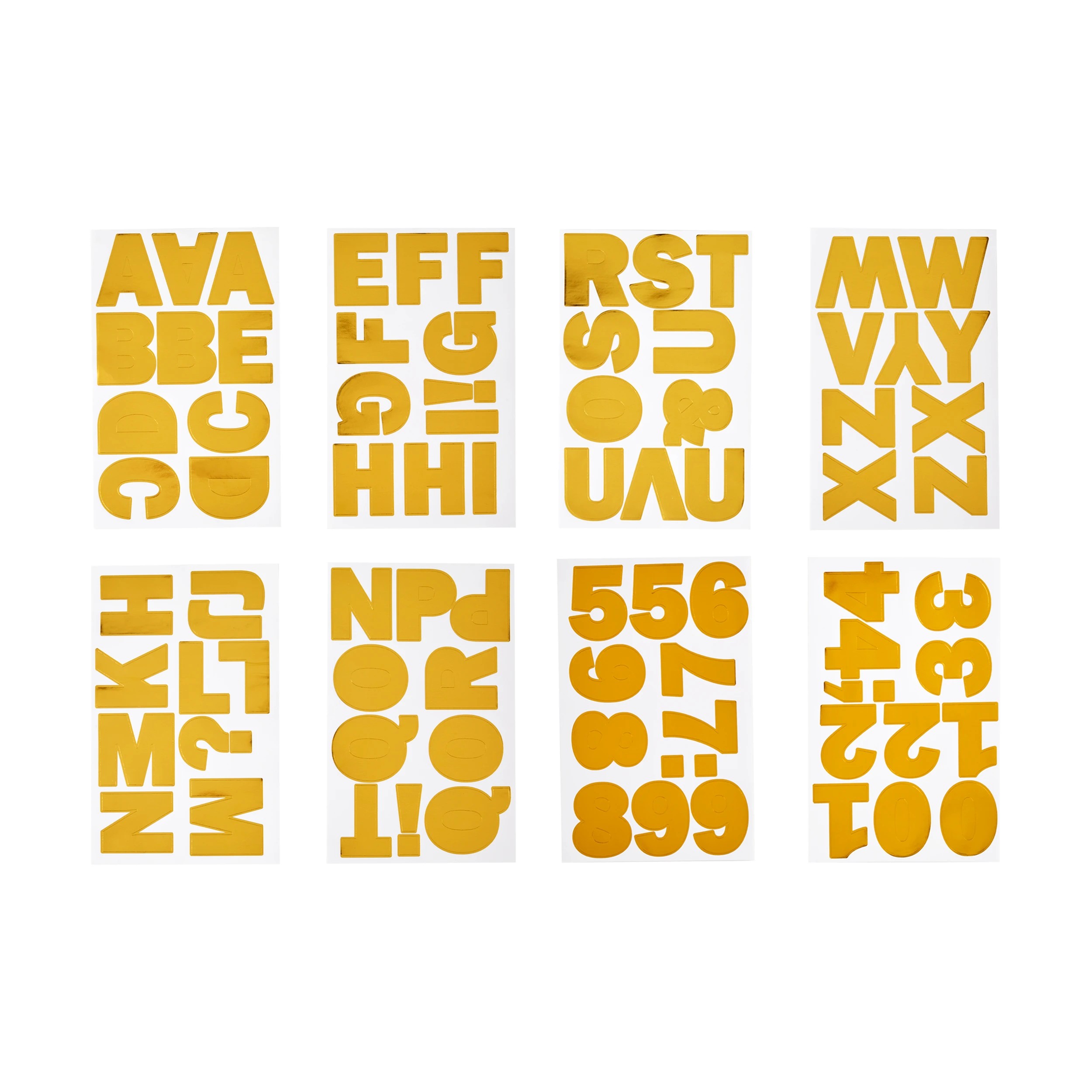 2 8 Pack Alphabet Stickers, 2 of 3