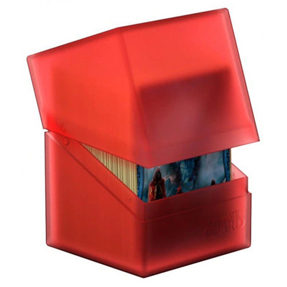 3 Ultra Guard TCG - Boulder 100+ Deck Box - Ruby, 3 of 4