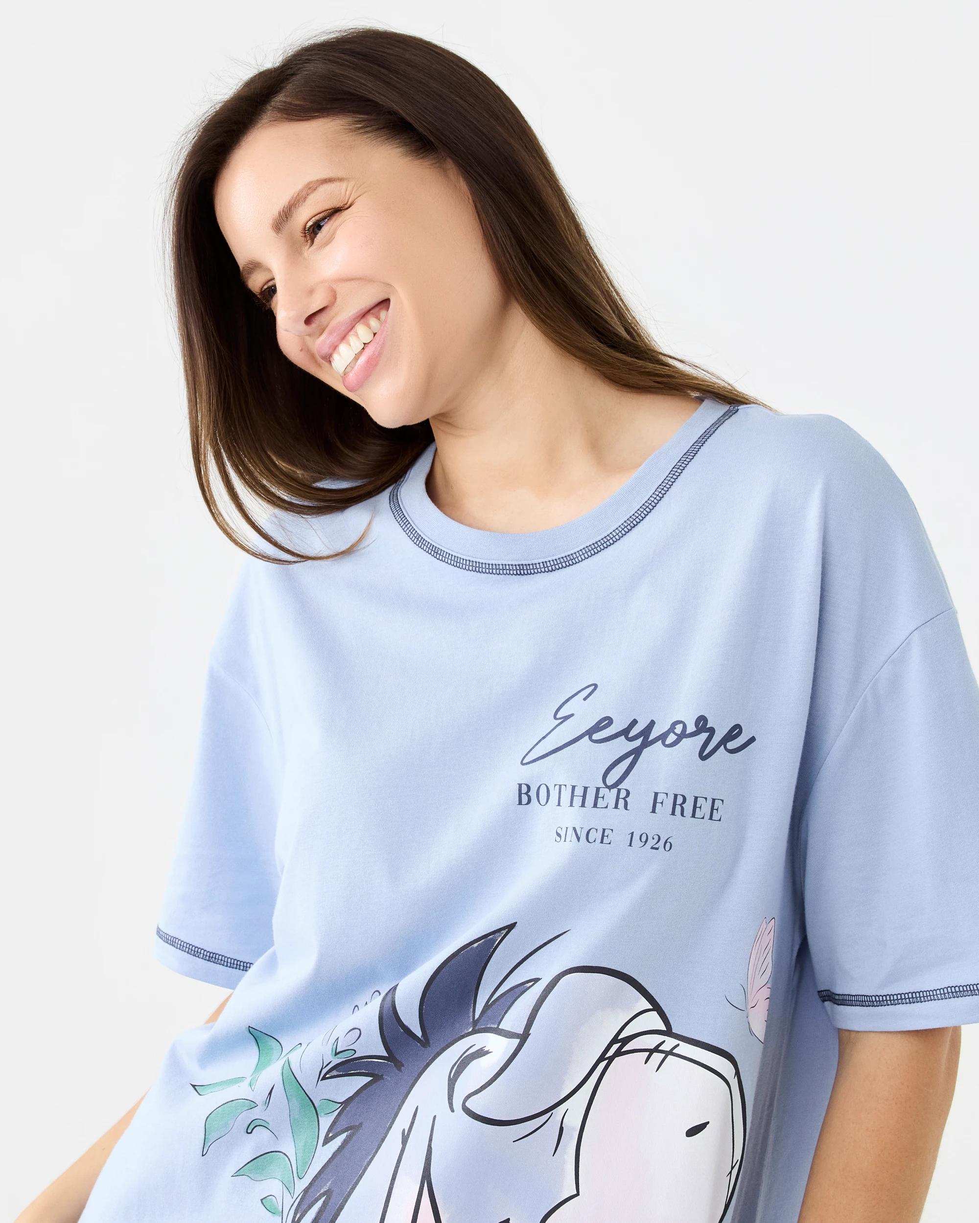4 Eeyore License Cotton Knit Nightie Eeyore Plp, 4 of 7