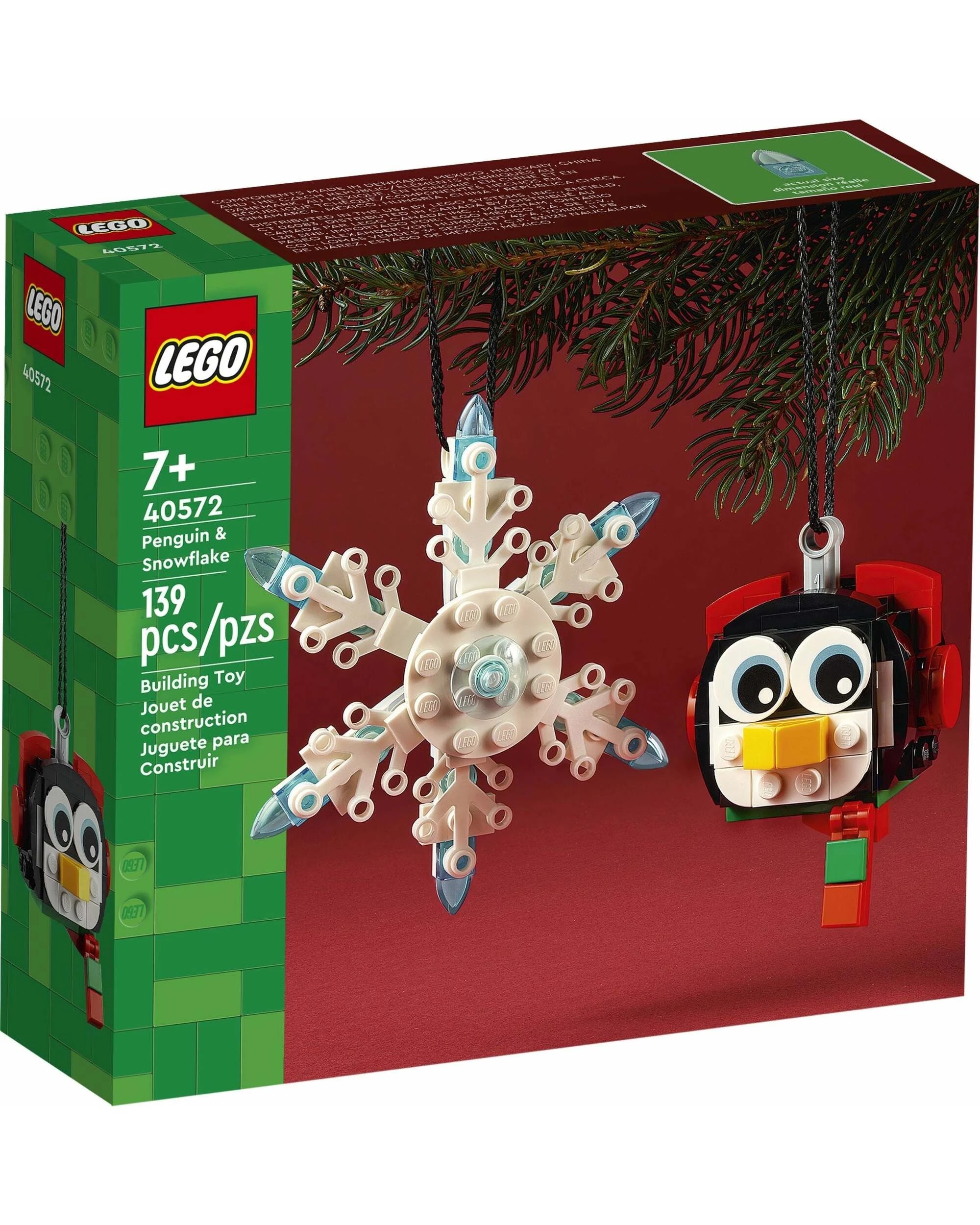 1 LEGO 40572 Penguin & Snowflake Set, 1 of 3