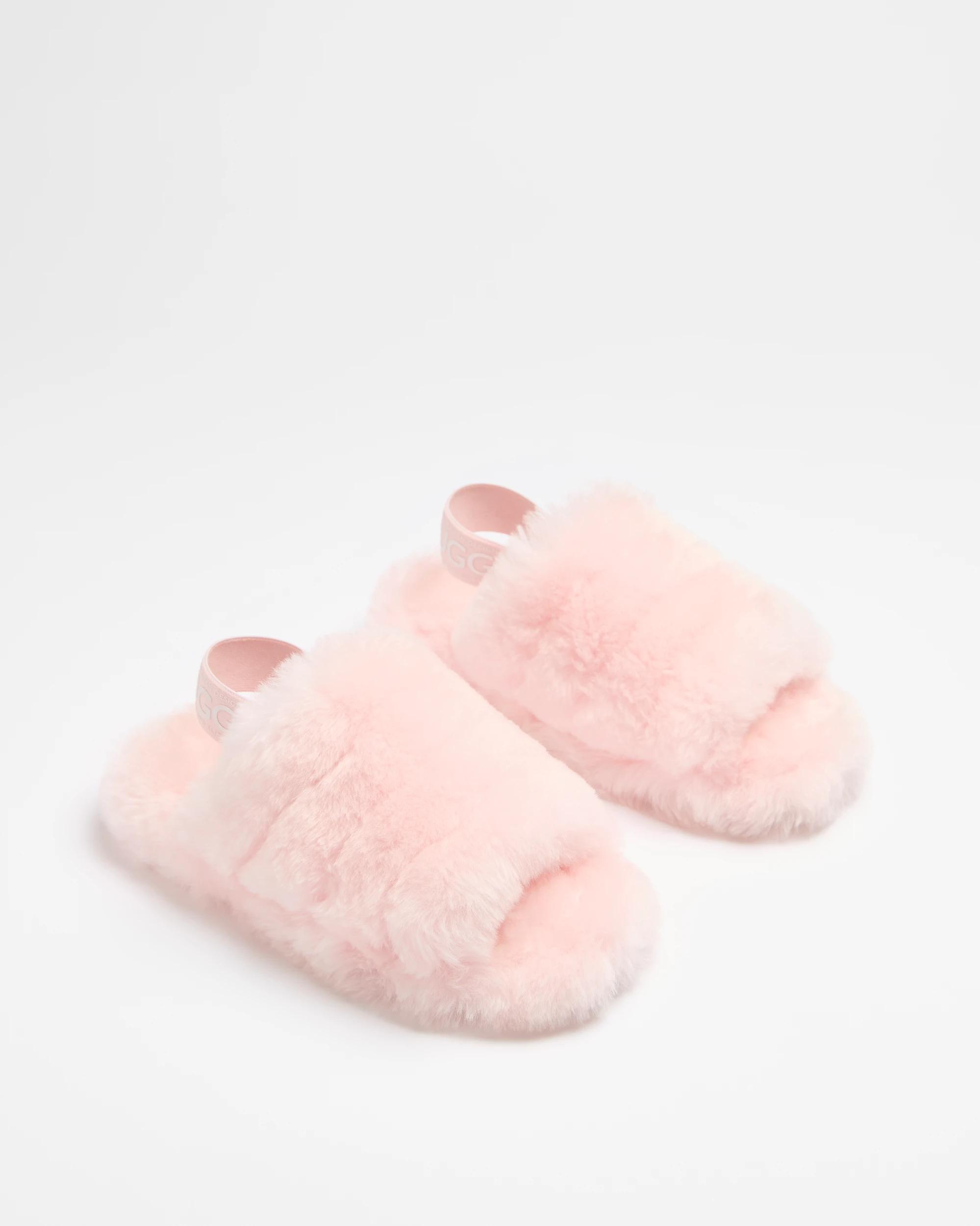 2 Australian Design Ugg Boots And Slippers Womens Genuine Sheepskin Sling Back Slipper PINK, 2 of 3