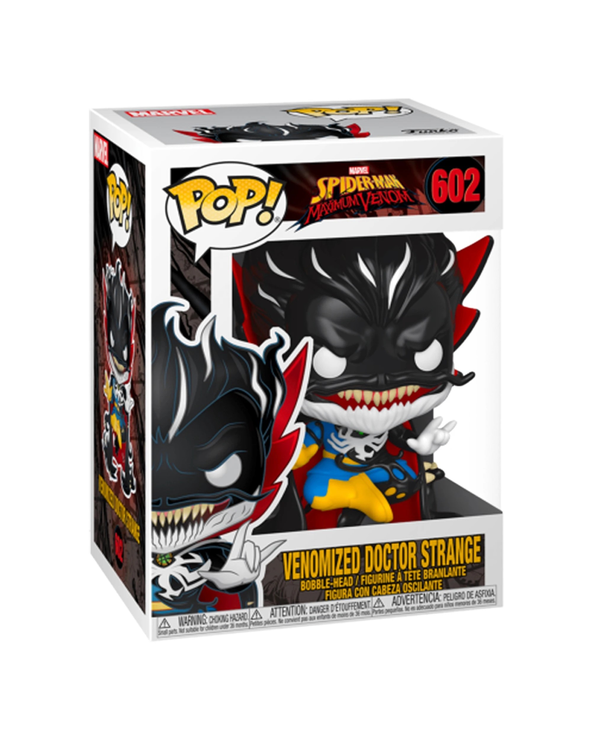 3 Pop Spider-Man Maximum Venom - Venomized Doctor Strange Funko Vinyl Figure - Multi, 3 of 3