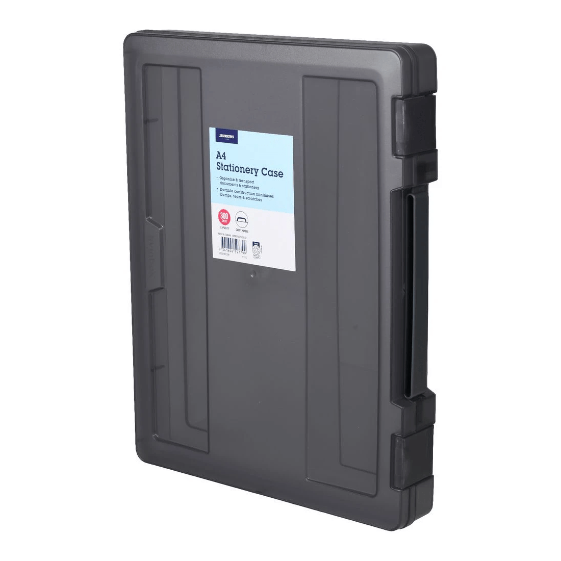 2 J.Burrows Stationery Case with Handle Black, 2 of 3