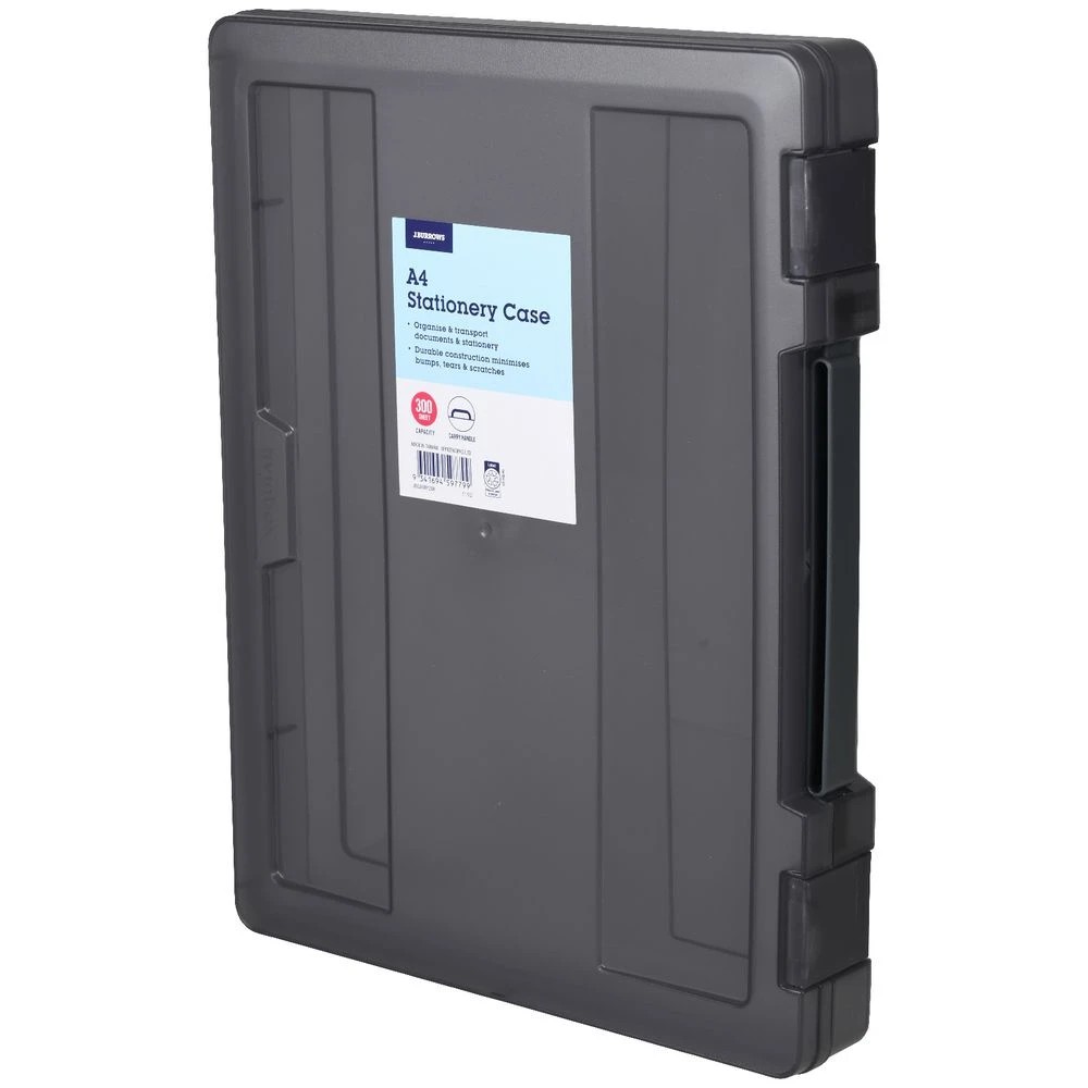 2 J.Burrows Stationery Case with Handle Black, 2 of 3