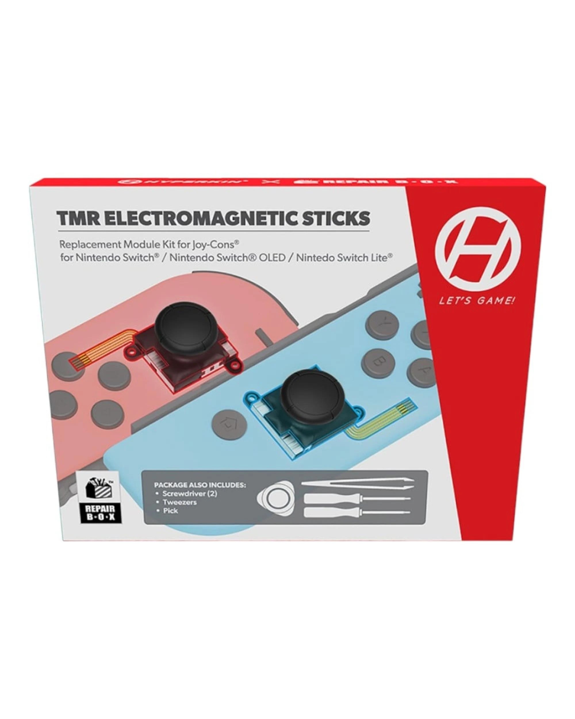 1 Hyperkin Switch TMR Electromagnetic Sticks Replacement Kit 2 Pack, 1 of 7