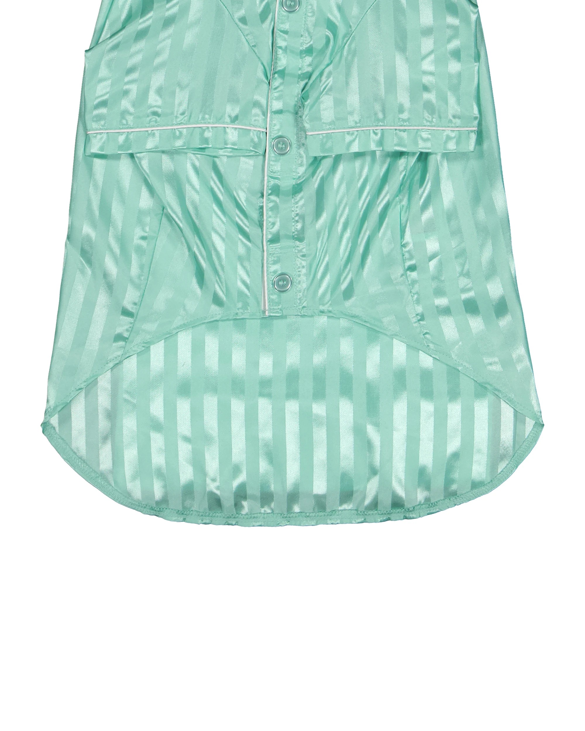 8 Pet Satin Pyjamas - Extra Large, Aqua, 8 of 9