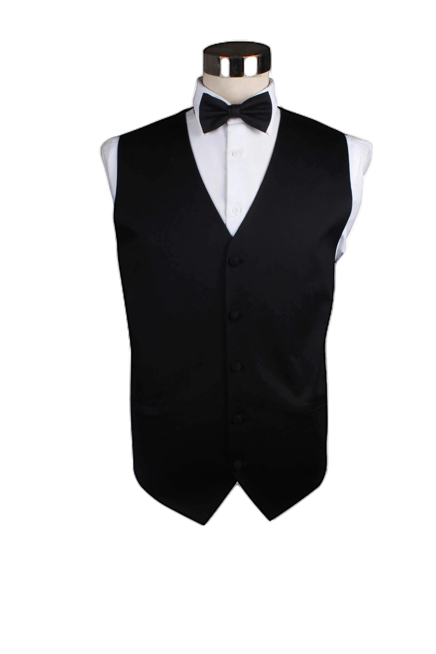 1 Zasel Mens Cotton Vest Waistcoast BLACK, 1 of 2