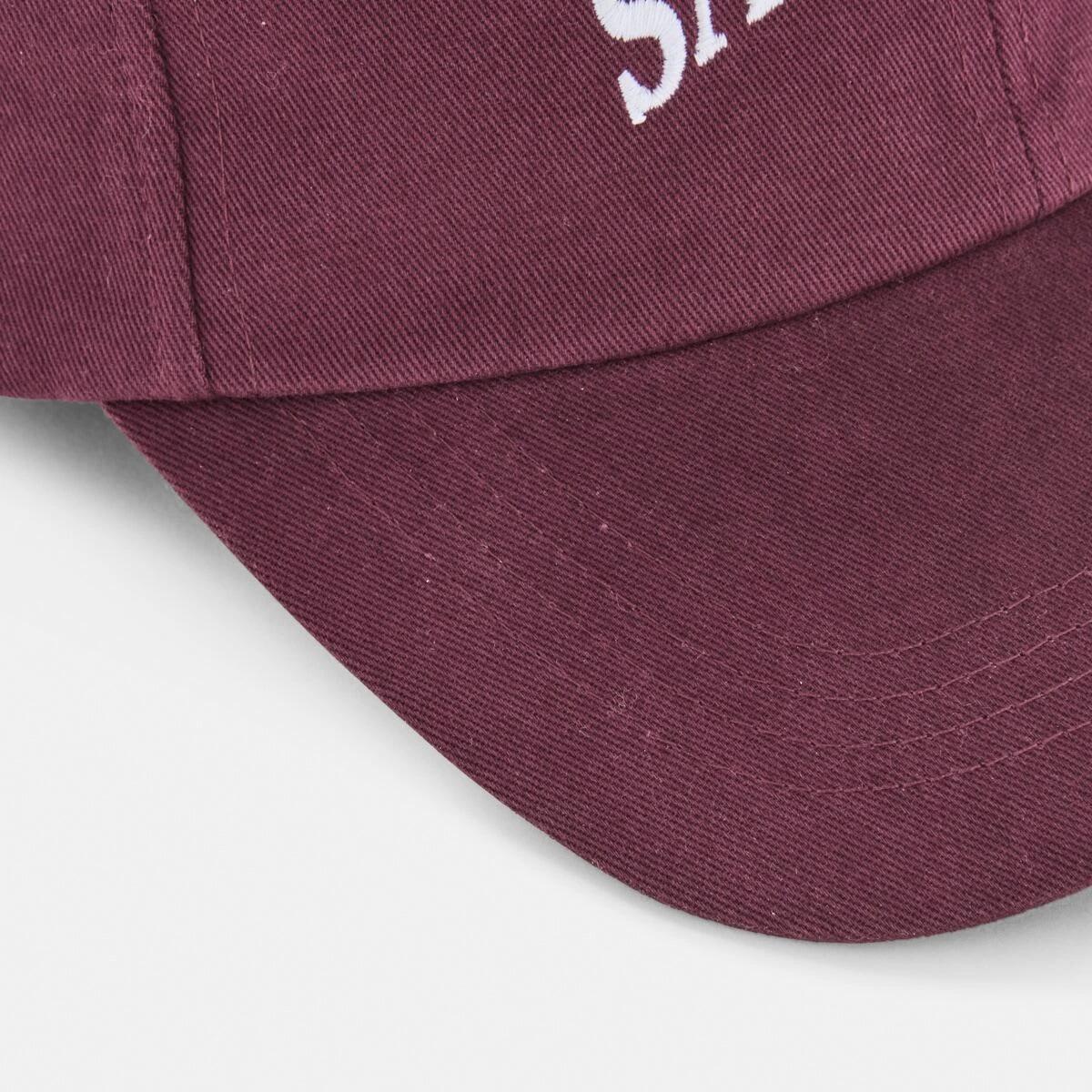 4 Slogan Cap SAN FRAN WARM MULBERRY, 4 of 7