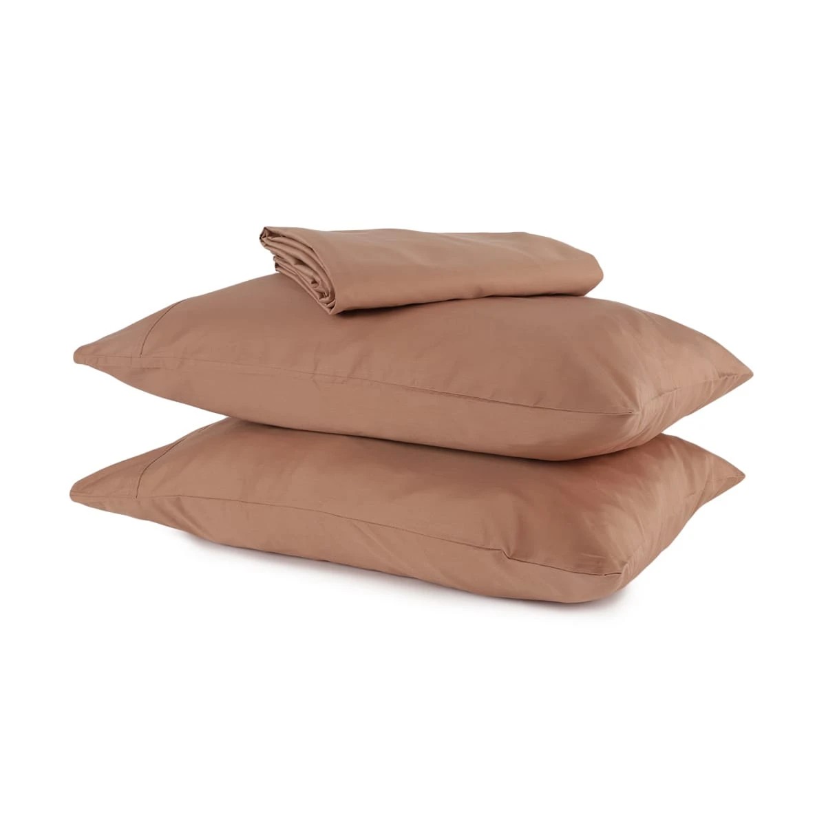 1 500 Thread Count Australian Grown Cotton Sheet Set - Double Bed, Tan, 1 of 7