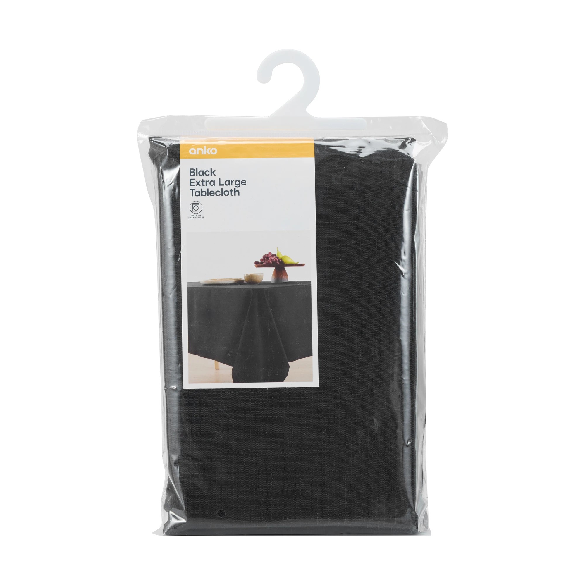 5 Black Extra Large Tablecloth, 5 of 5