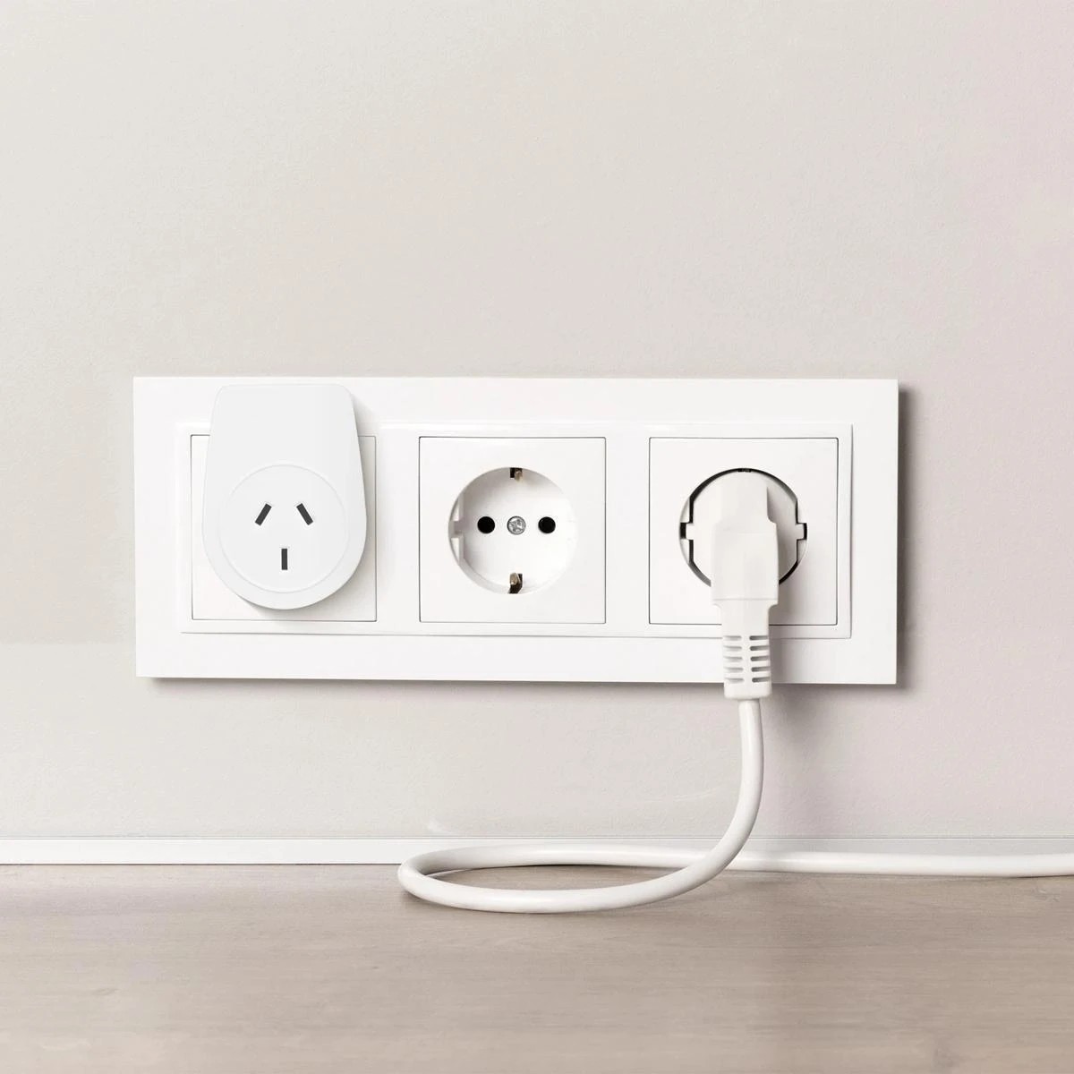 6 USB Compact Travel Adaptor: Aus/NZ to EU - Twin Pack, 6 of 6