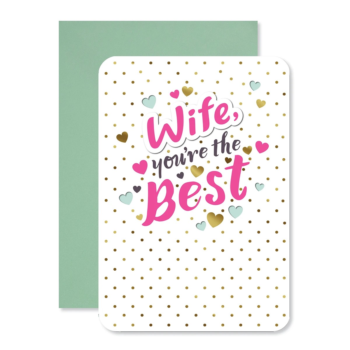 1 Hallmark Mother's Day Card - Wife You're The Best, 1 of 3