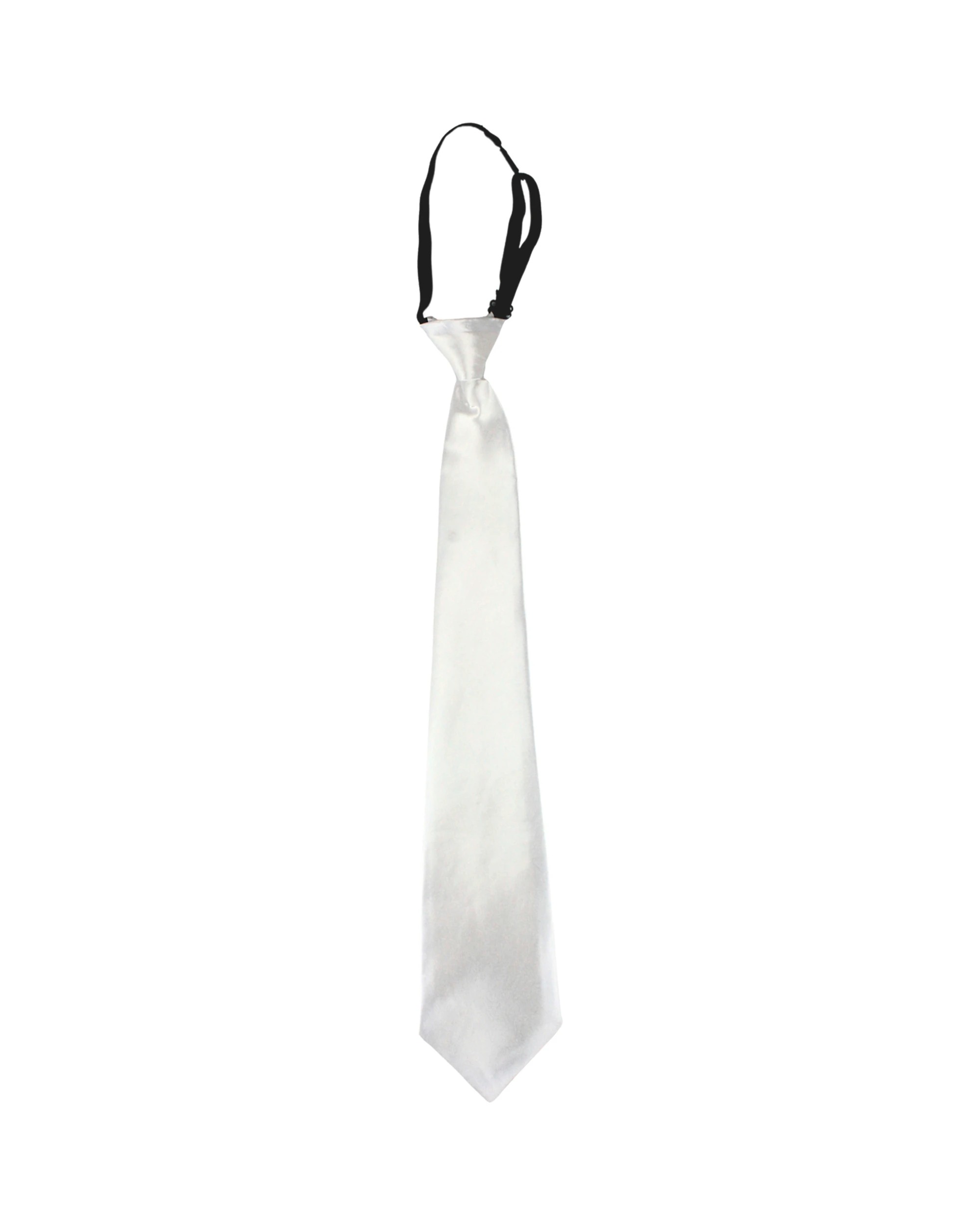 1 JD Party Party Tie - White, 1 of 3