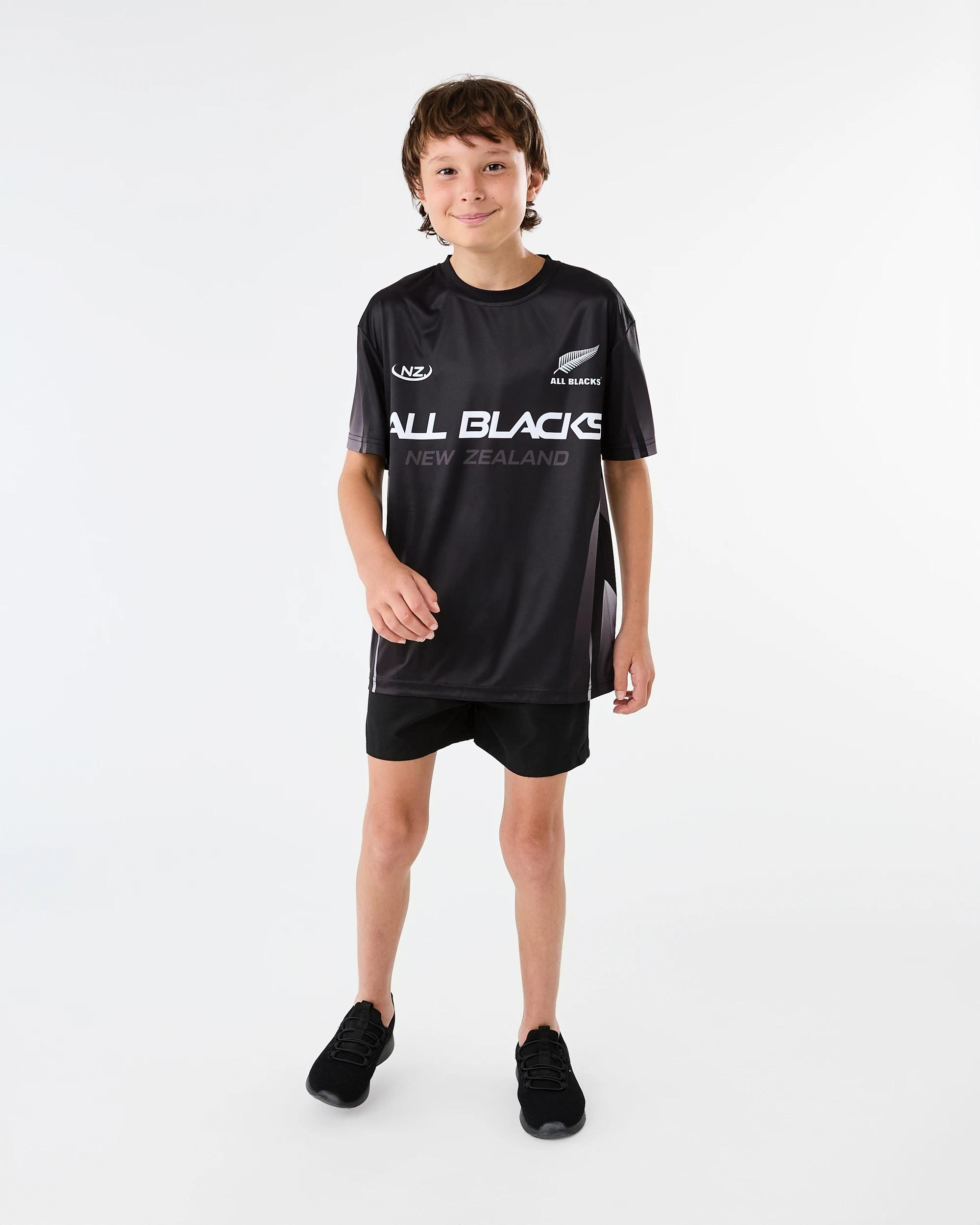 7 All Blacks Youth T-shirt Black, 7 of 8