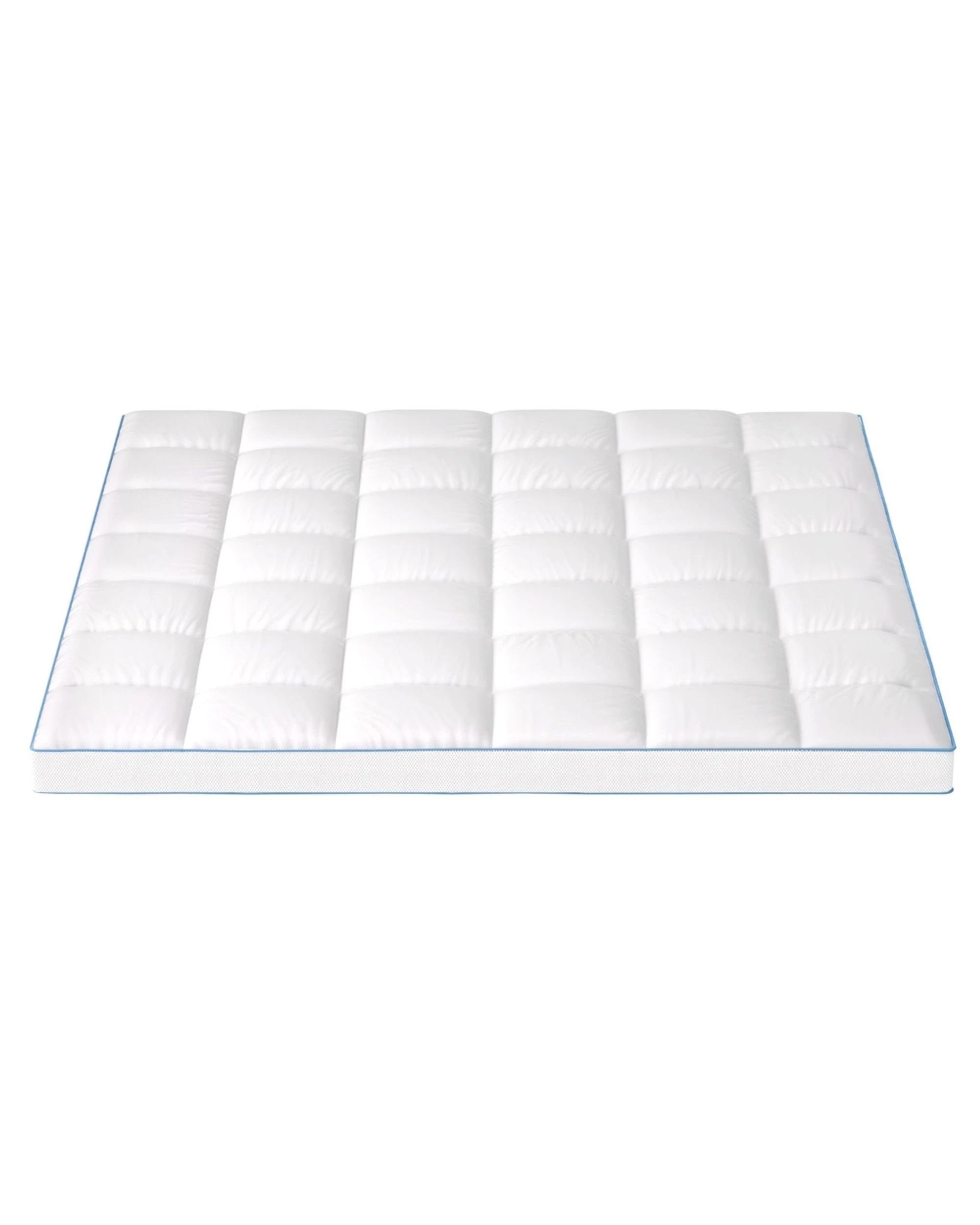 3 Giselle Bedding 1500GSM Bamboo Pillowtop Mattress Topper 10cm Thick Pad for Back Pain Relief - King Bed - White, 3 of 7