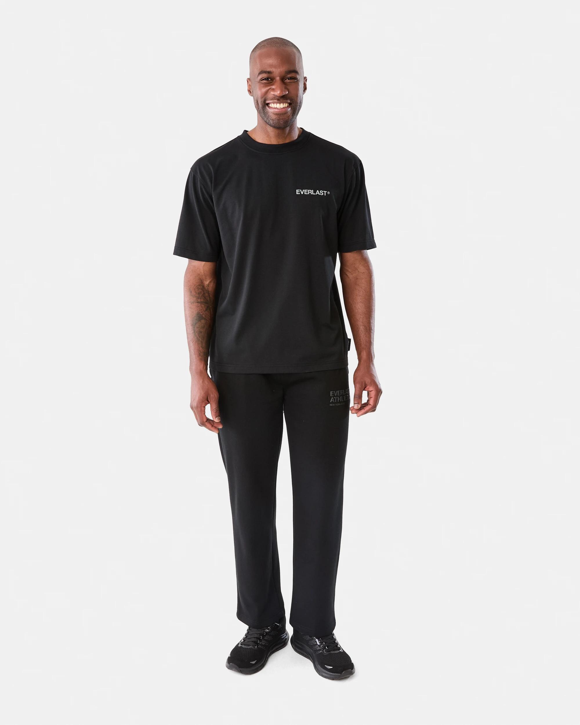 8 Everlast Mens Athletic Division Crew Neck T-shirt Black, 8 of 8