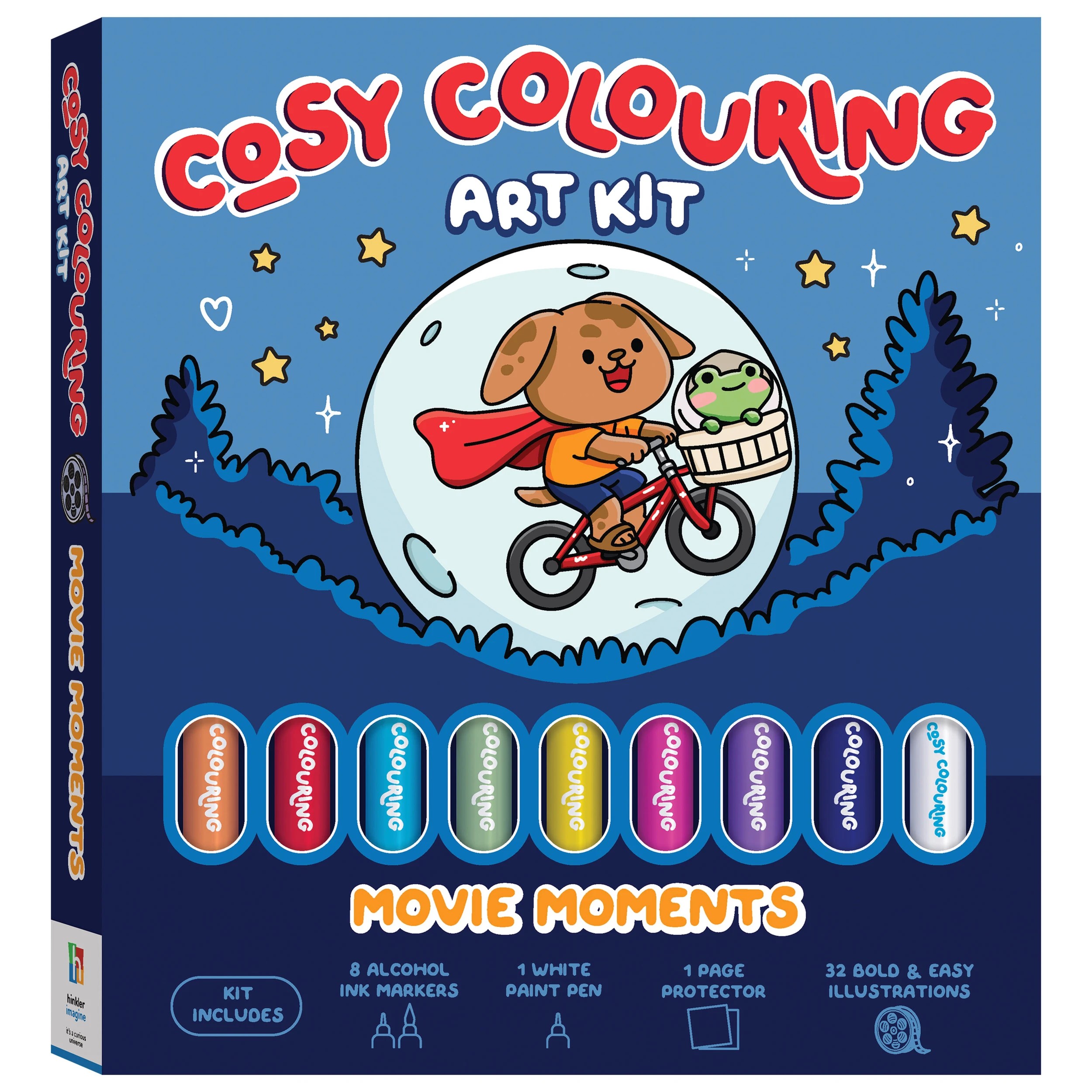 1 Art Maker Cosy Colouring Art Kit Movie Moments - Book, 1 of 2