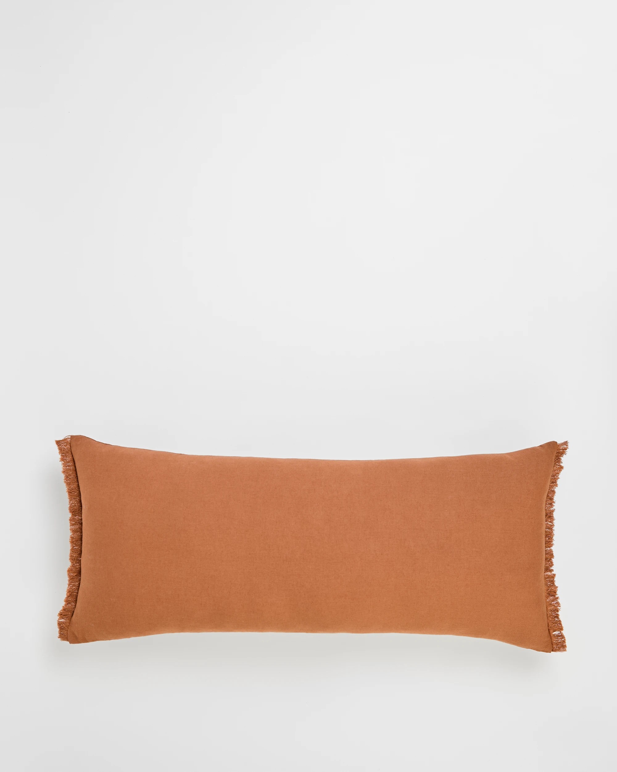 1 Target Laynie Linen/Cotton Breakfast Cushion - Brown, 1 of 2