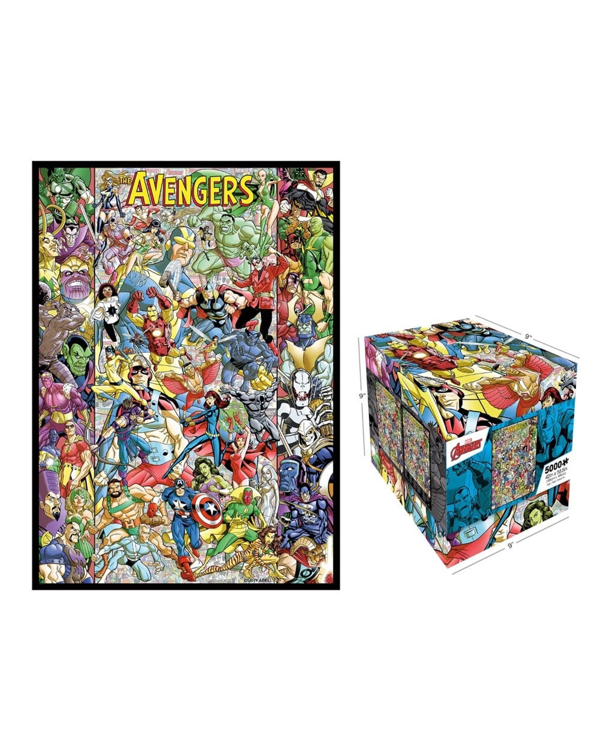 1 Aquarius Marvel Avengers 60th Anniversary 5000 Piece Puzzle, 1 of 3