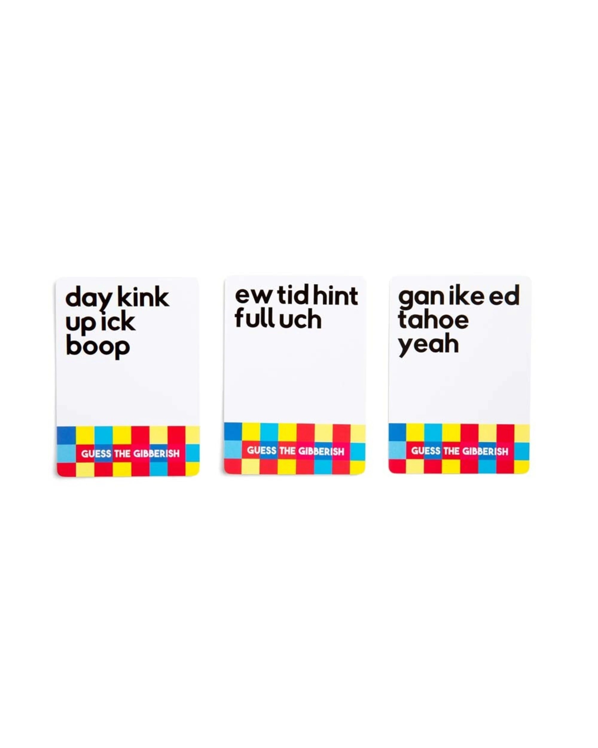 4 Guess The Gibberish Card Game, 4 of 5