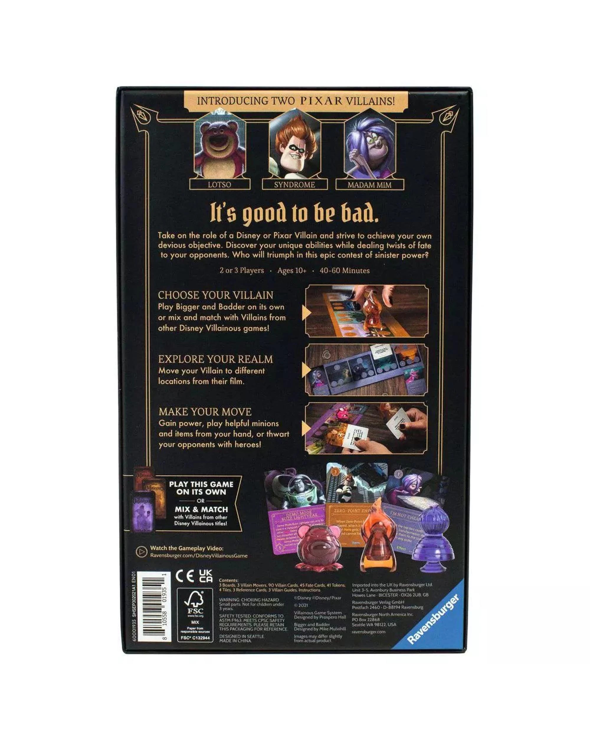 5 Disney Villainous: Bigger and Badder Expansion Board Game, 5 of 5