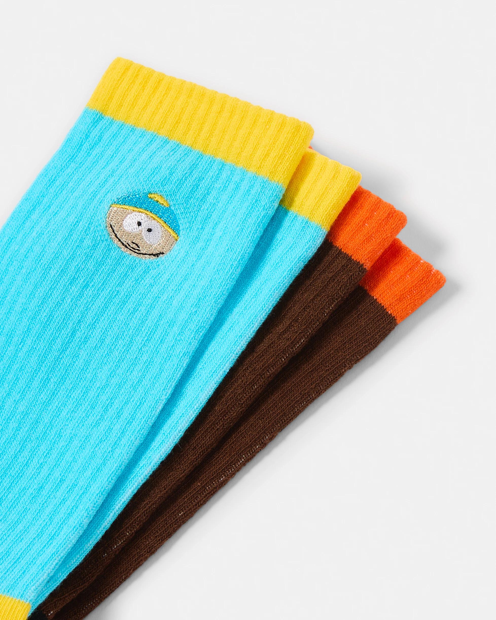 2 2 Pack License Embroidered Socks South Park, 2 of 3