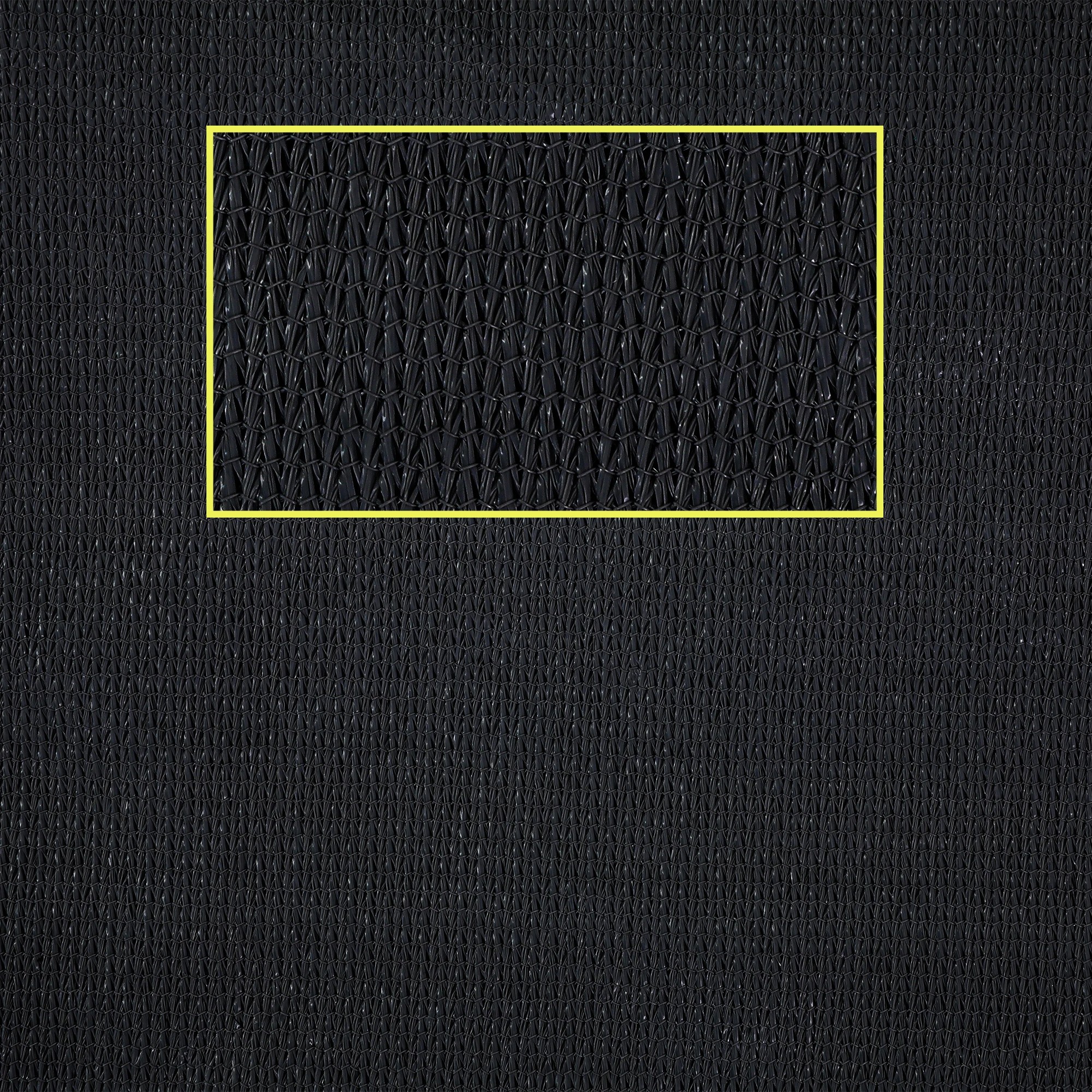 5 Instahut Sun Shade Sail Cloth 98% UV Block Outdoor Canopy Rectangle 5X6M - Black, 5 of 9