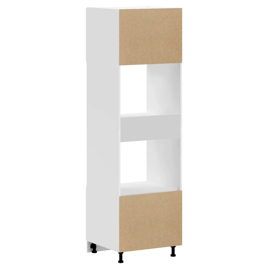 7 vidaXL Wooden Dishwasher Panel Adjustable Feet - White, 7 of 10
