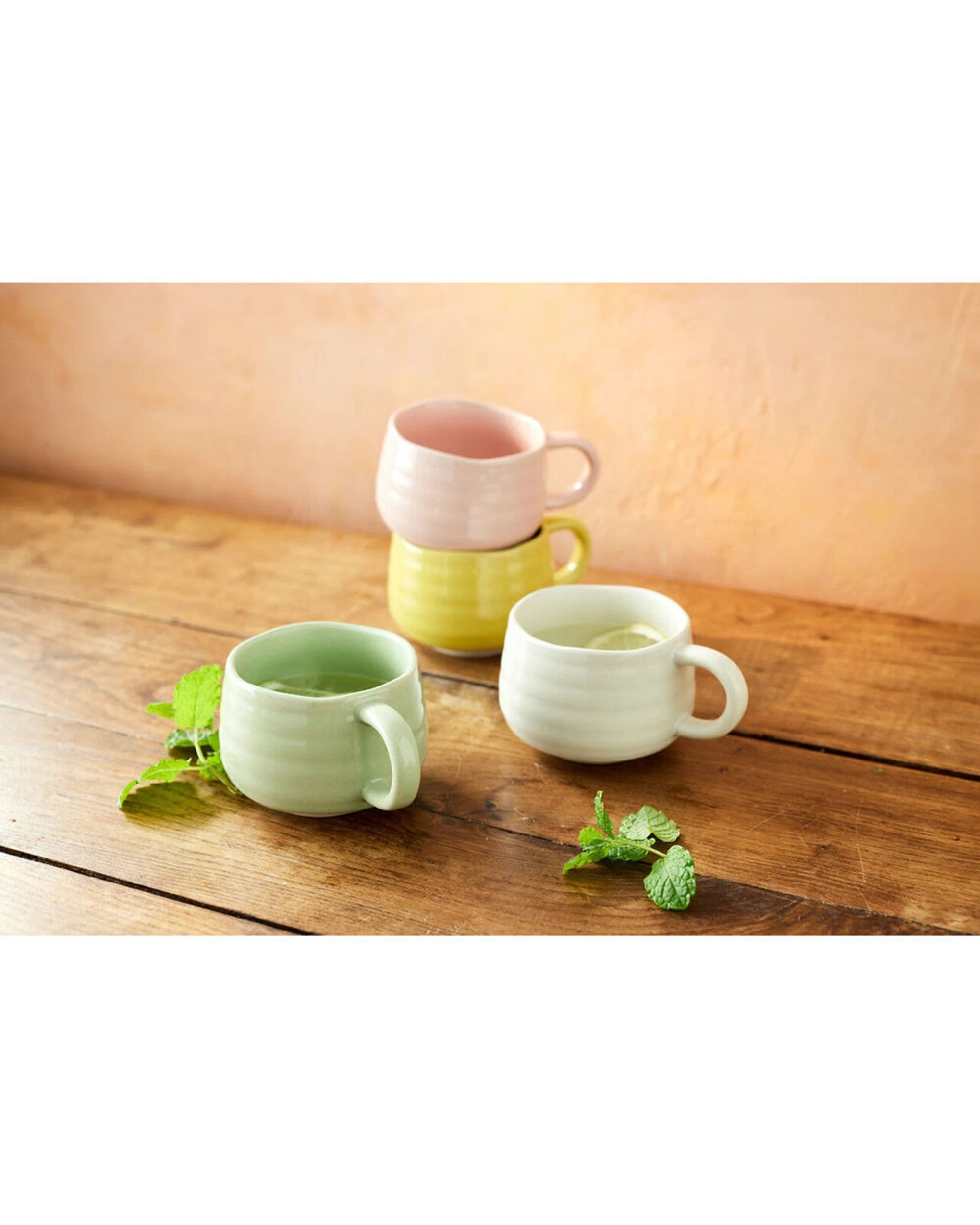 5 Jamie Oliver 4PK Big Love Cosy Cuppa Mug 375ml Stoneware Durable Everyday Use - White, 5 of 6