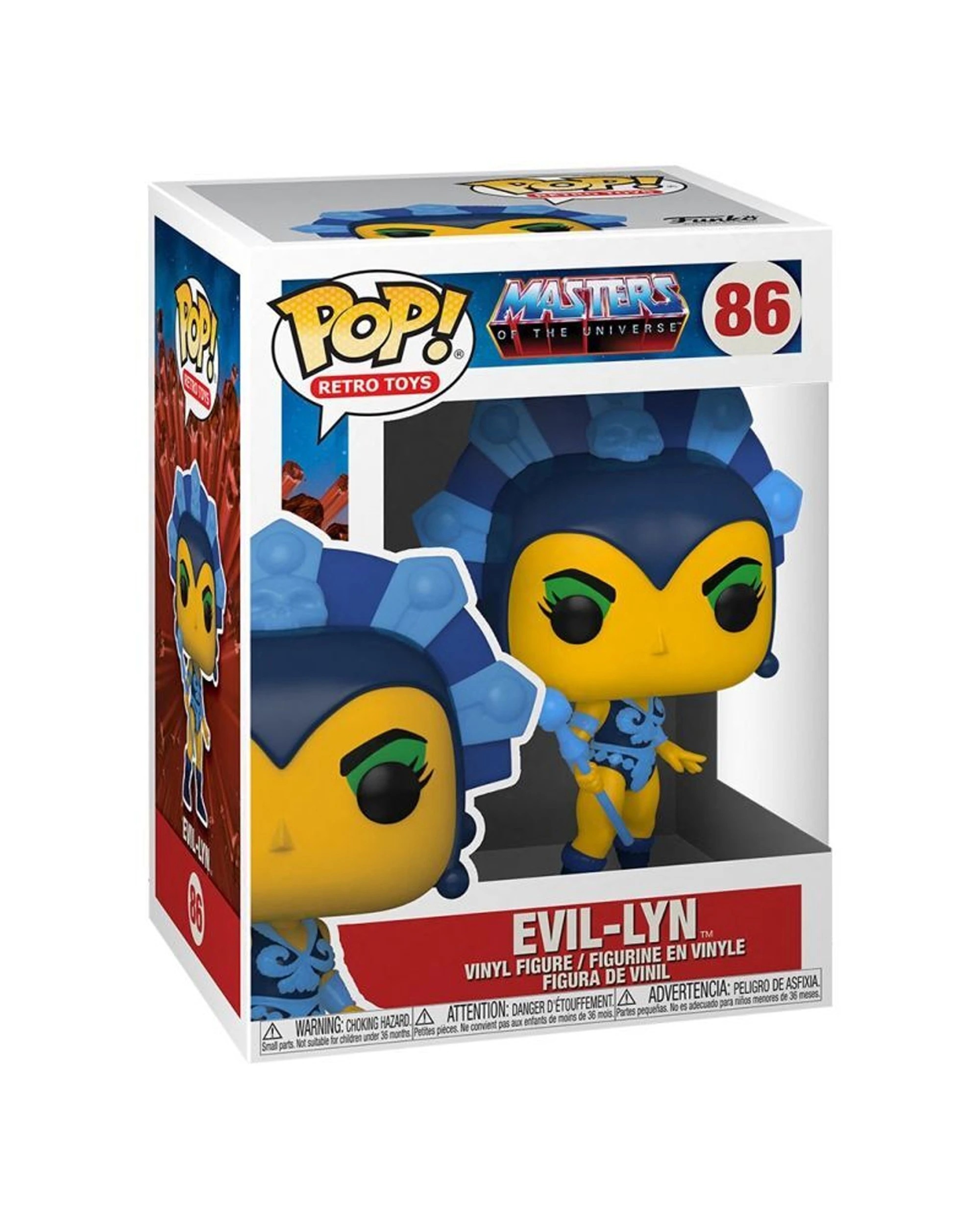 2 Pop MotU - Evil Lyn Pop Pop Vinyl Vinyl Action Figure 10cm Plastic Vinyl - Multi, 2 of 3