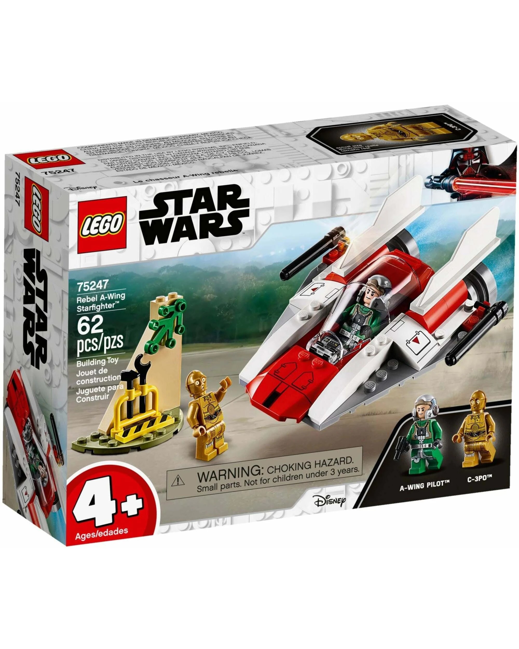1 LEGO 75247 Rebel A-wing Starfighter 4+ C-3PO, 1 of 4