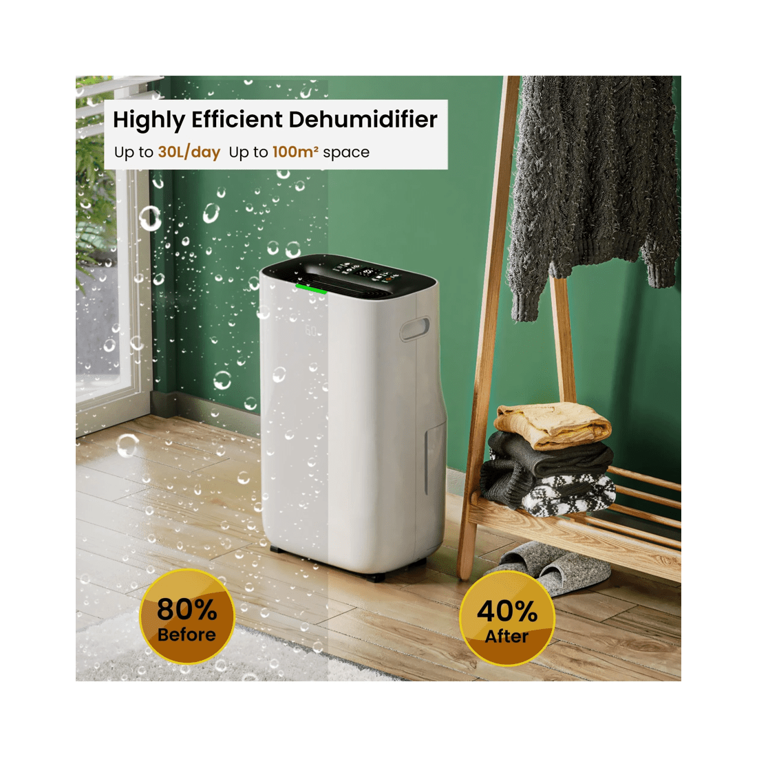 6 Advwin Air Dehumidifiers 30 L/day, 6 of 6