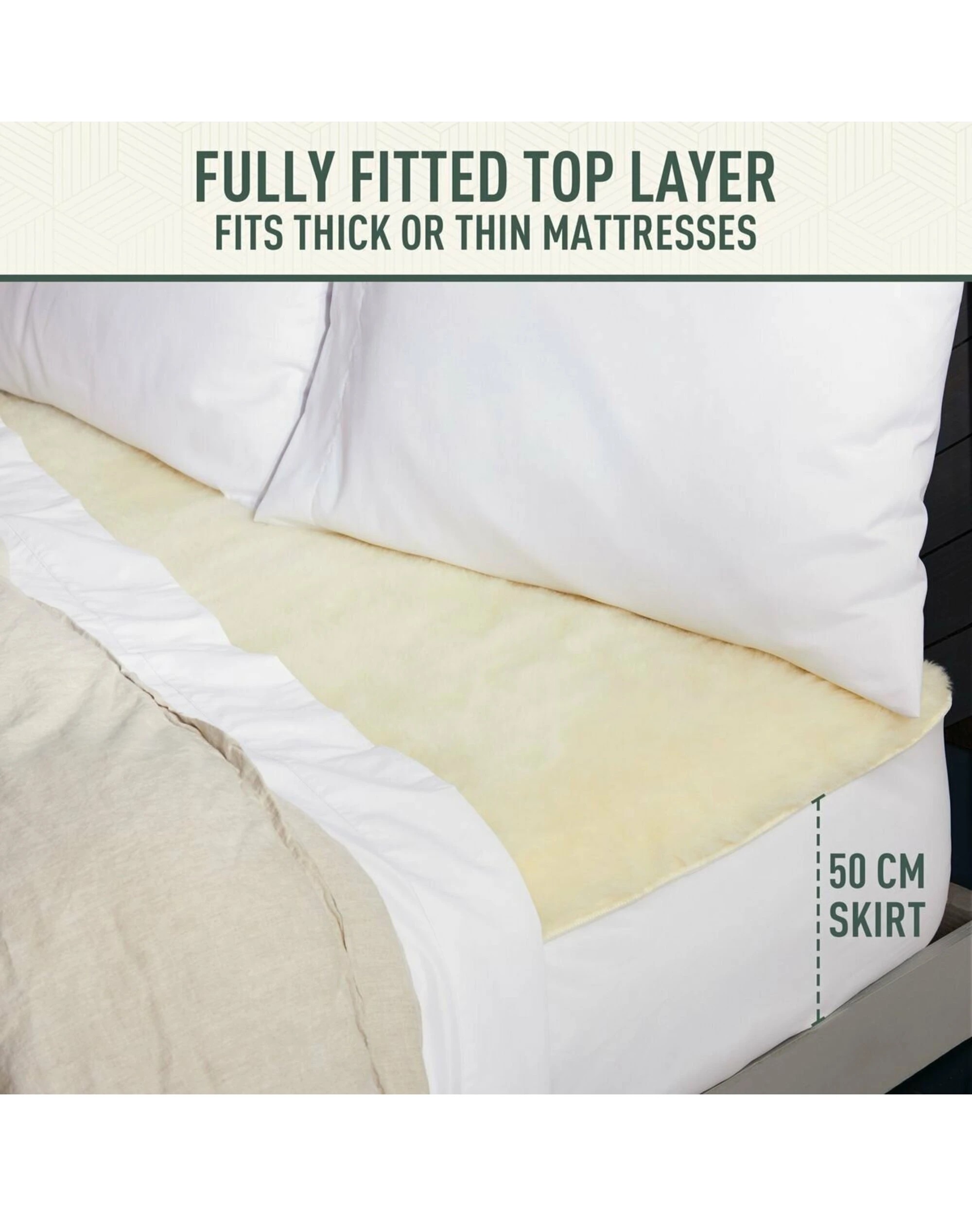 5 Sunbeam Sleep Perfect Wool Fleece Anti-Bacterial Electric Blanket - Queen, 5 of 5