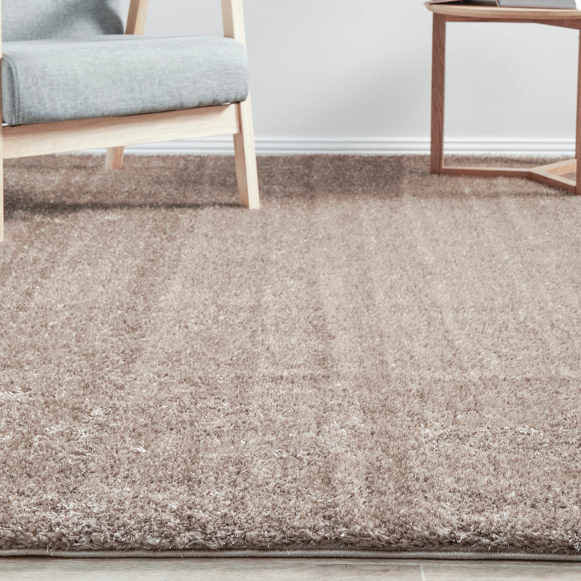 1 Common Ground Rugs Carmine Mink 330x240cm - Extra Large Floor Rug - Grey, 1 of 8