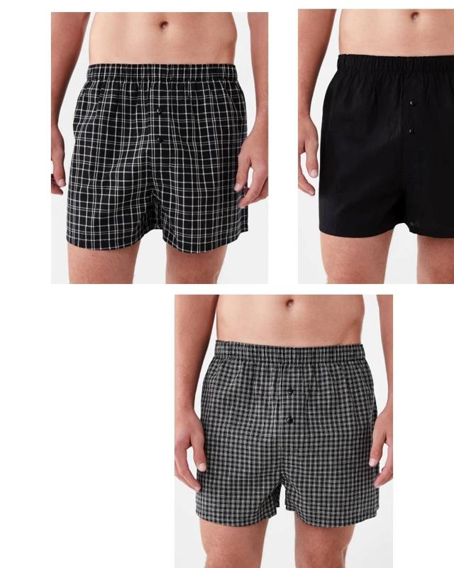 3 Pack Alpha Classic Woven Bo