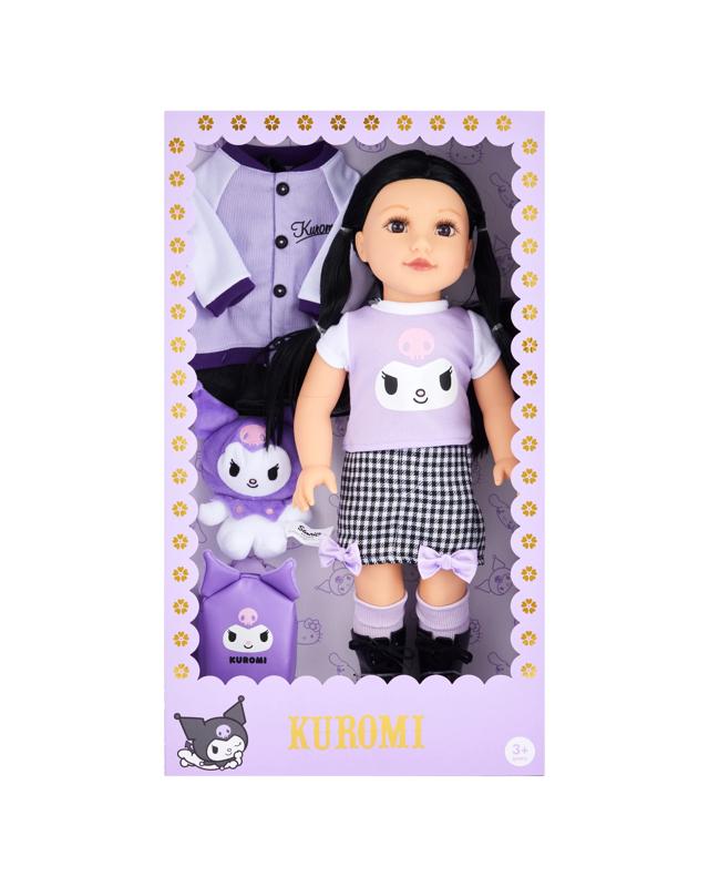 45cm Hello Kitty and Friends Kuromi Doll and Fashion Pla