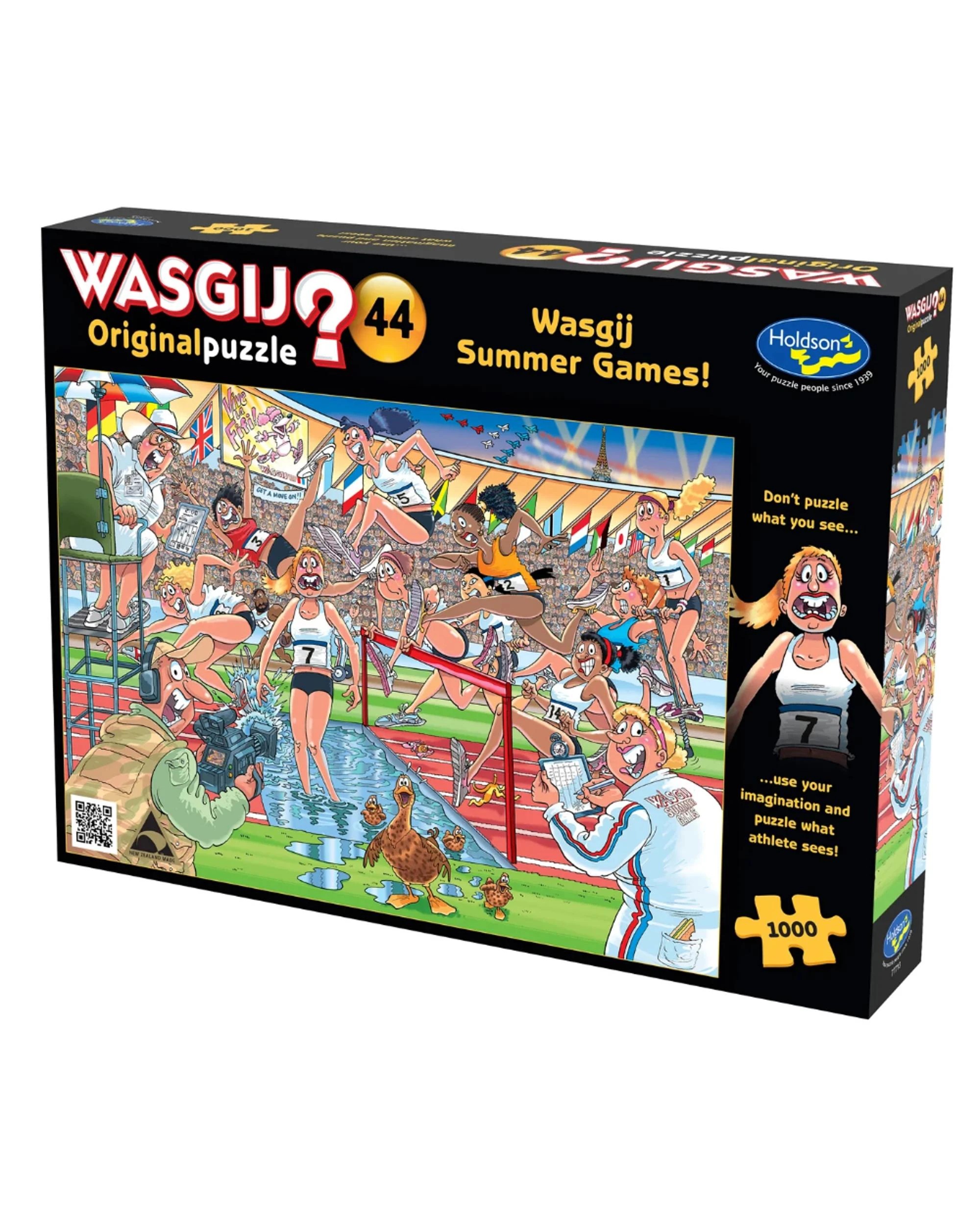 1 WASGIJ Original #44 Summer Games 1000 Piece Jigsaw Puzzle, 1 of 1