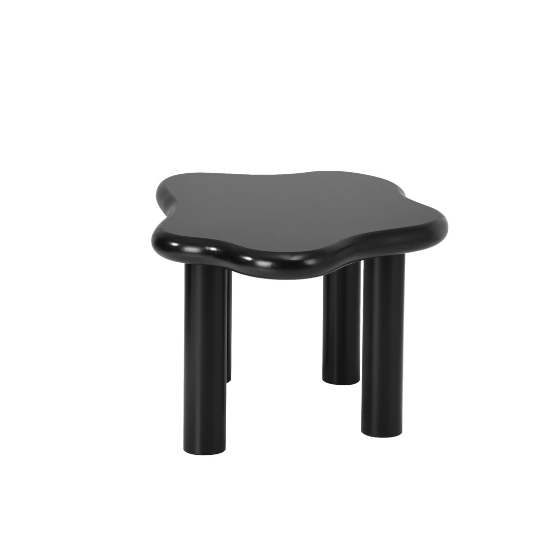 8 Oikiture Coffee Table Side Tables Sofa Cafe Desk Cloud Irregular
 - Black, 8 of 10