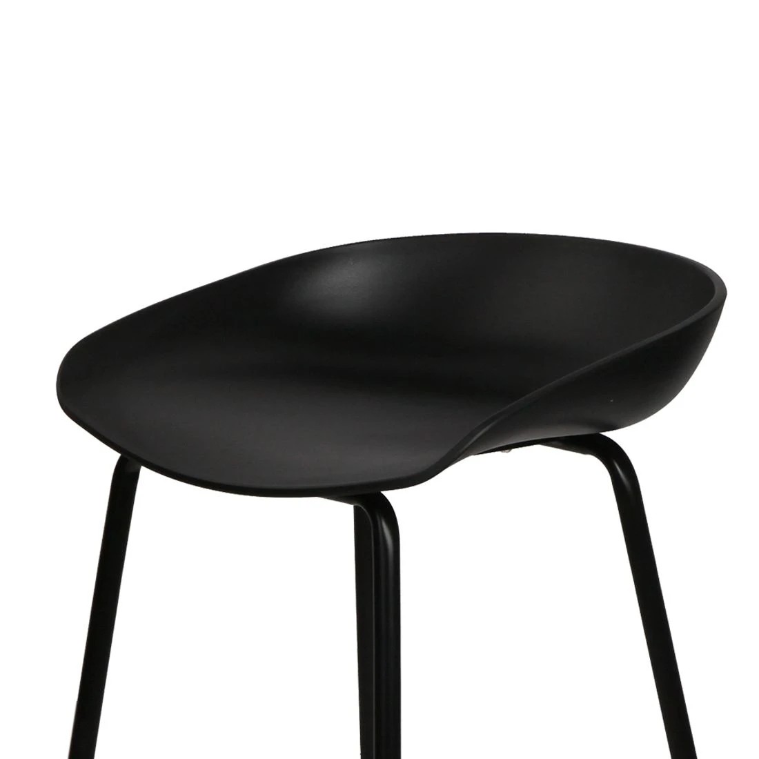 7 Artiss 2x Bar Stools Kitchen Counter Stools Metal - Black, 7 of 8