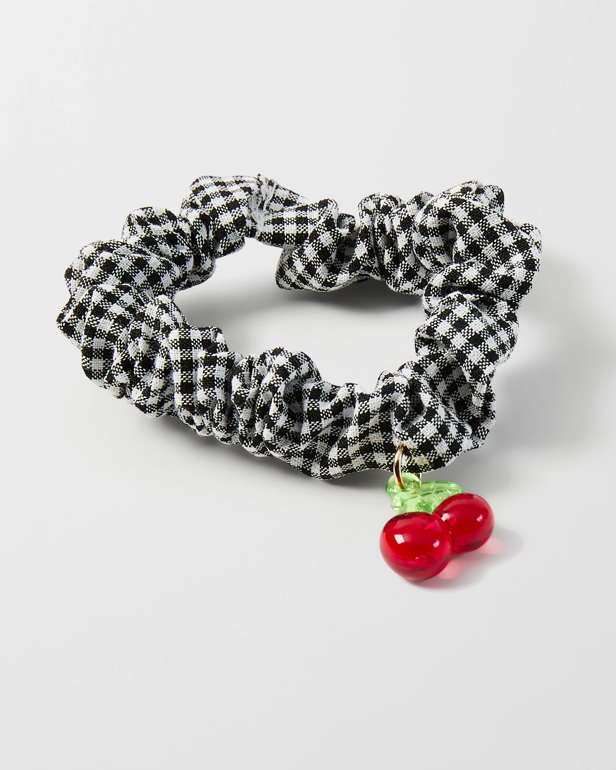 4 4 Pack Mini Fruit Hair Scrunchies - Gingham, 4 of 7