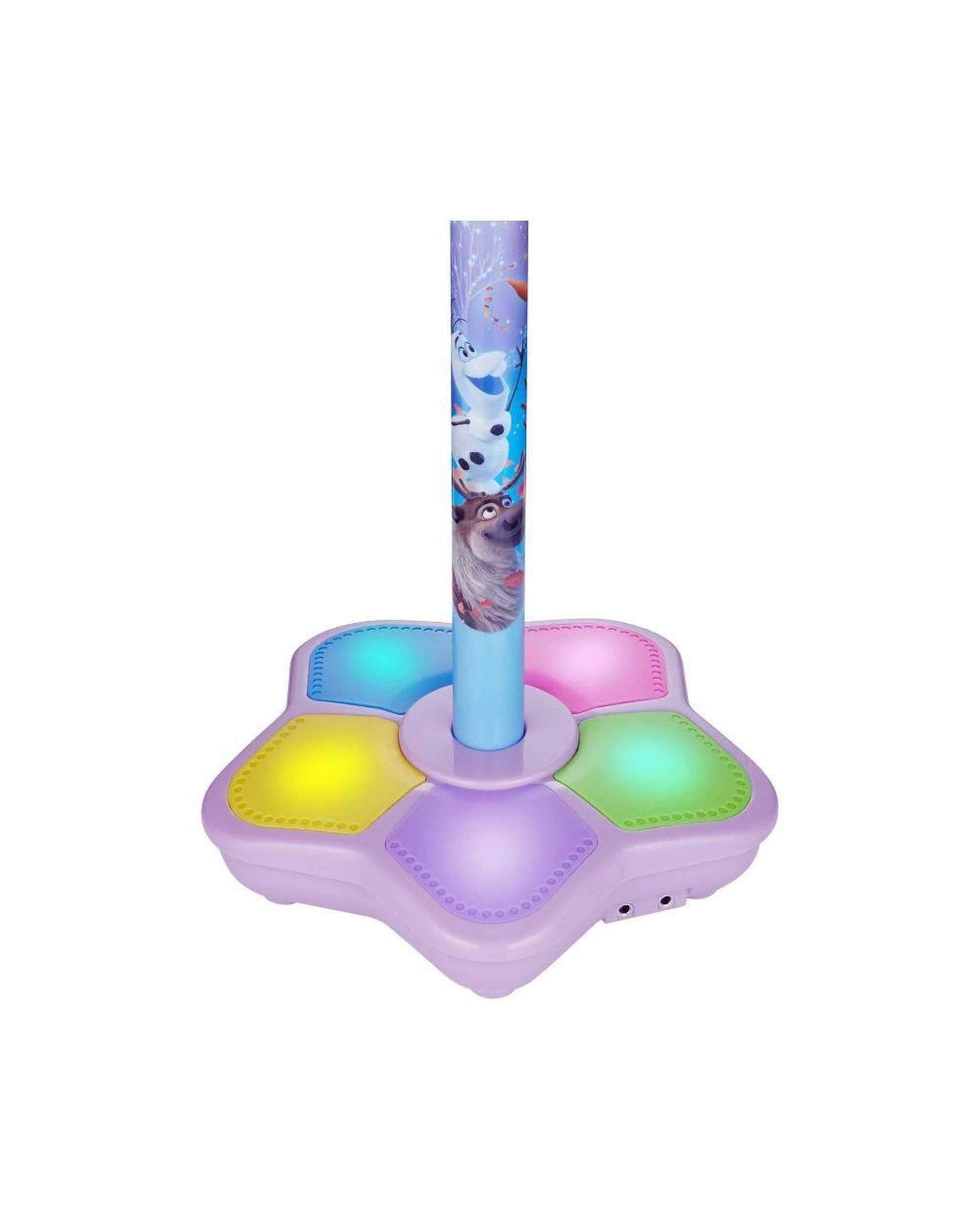 4 Disney Frozen Karaoke Mic Stand with Lights and Built In Speaker, 4 of 5