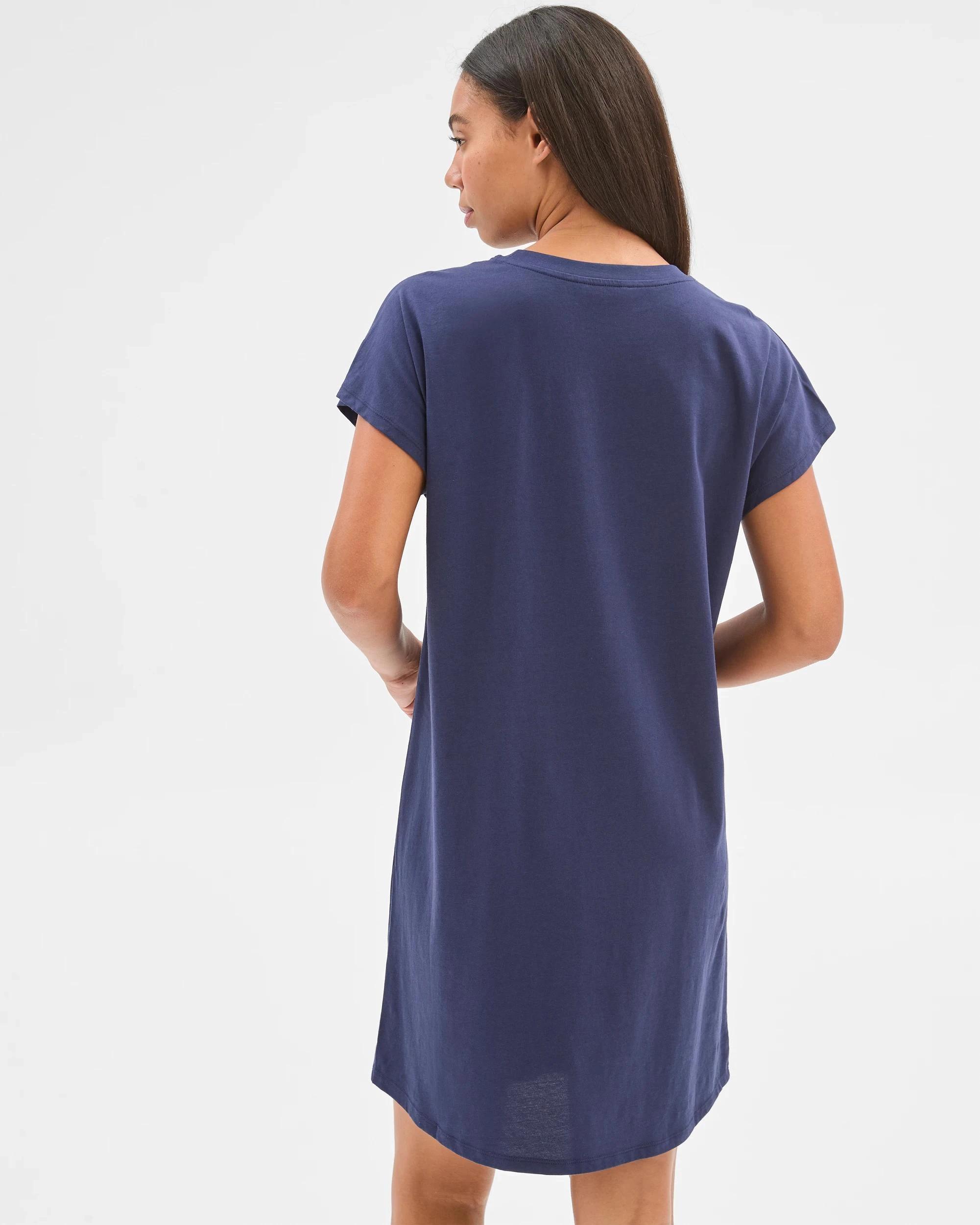 5 Target Australian Cotton T-Shirt Nightie NAVY CHRISTMAS GINGERBREAD, 5 of 5