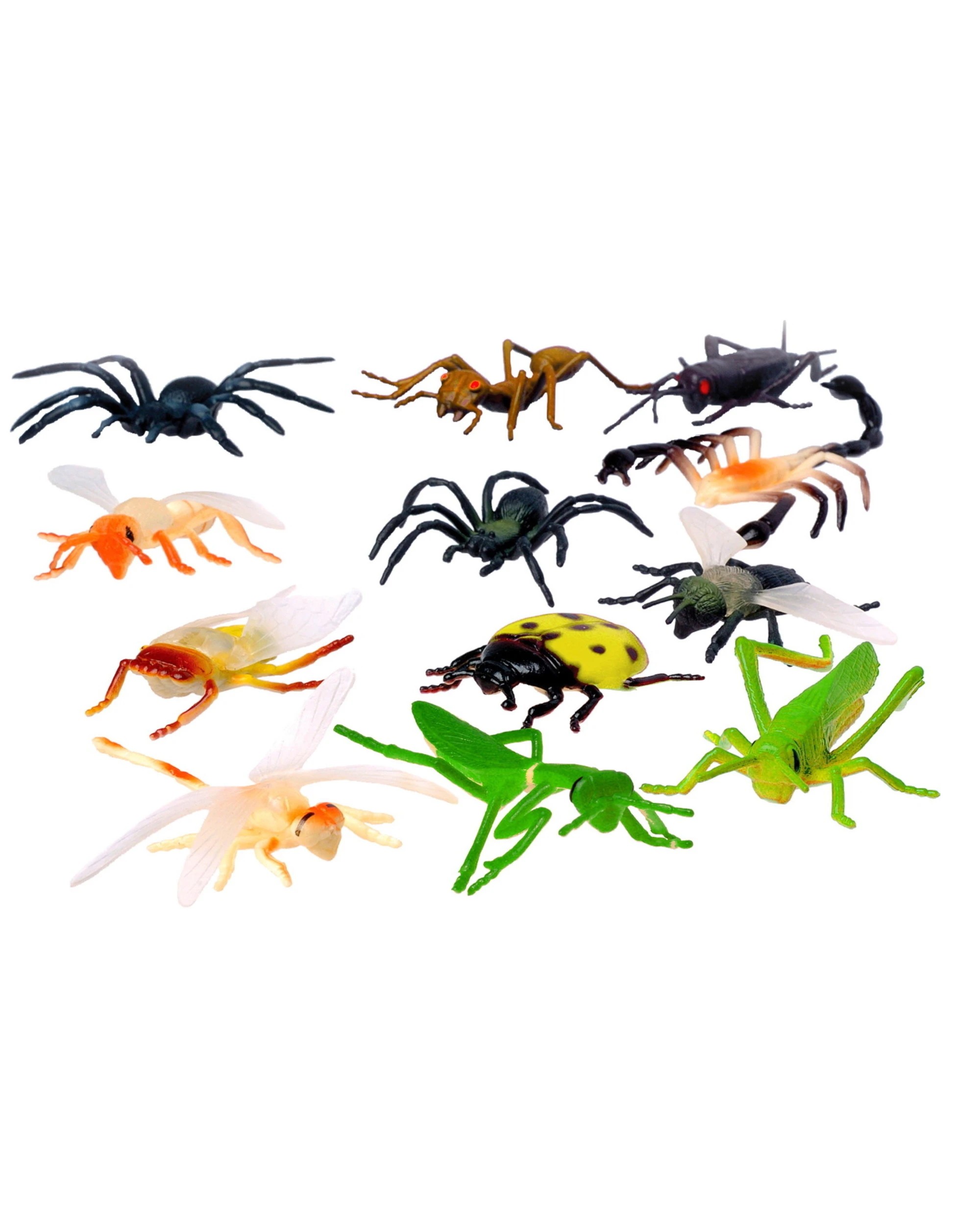 1 Plastic Assorted Insects (Pack of 12), 1 of 1