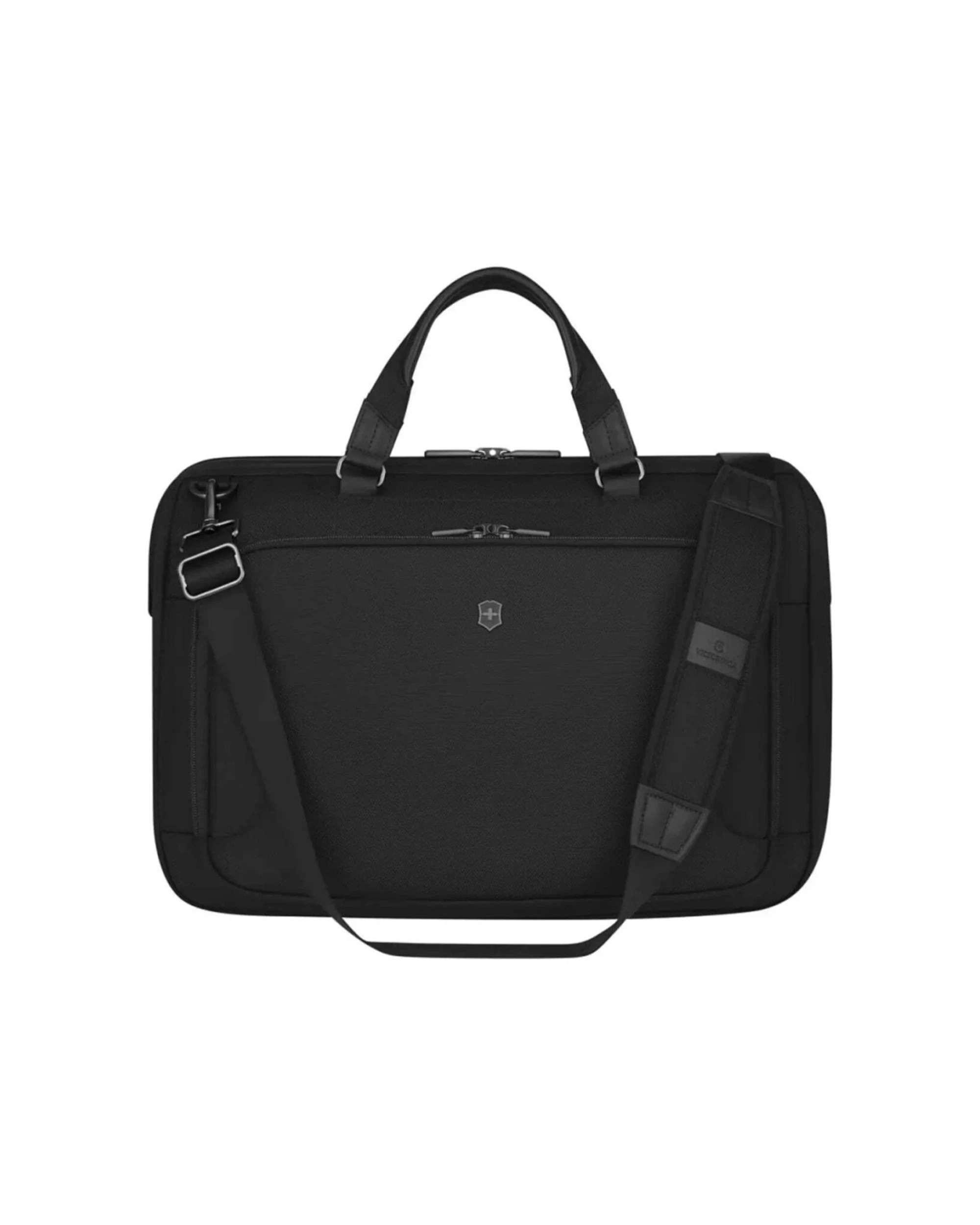 1 Victorinox Werks Traveler 7.0 Expandable 14in Laptop Weekender Bag Lightweight 38L Capacity - Black, 1 of 8