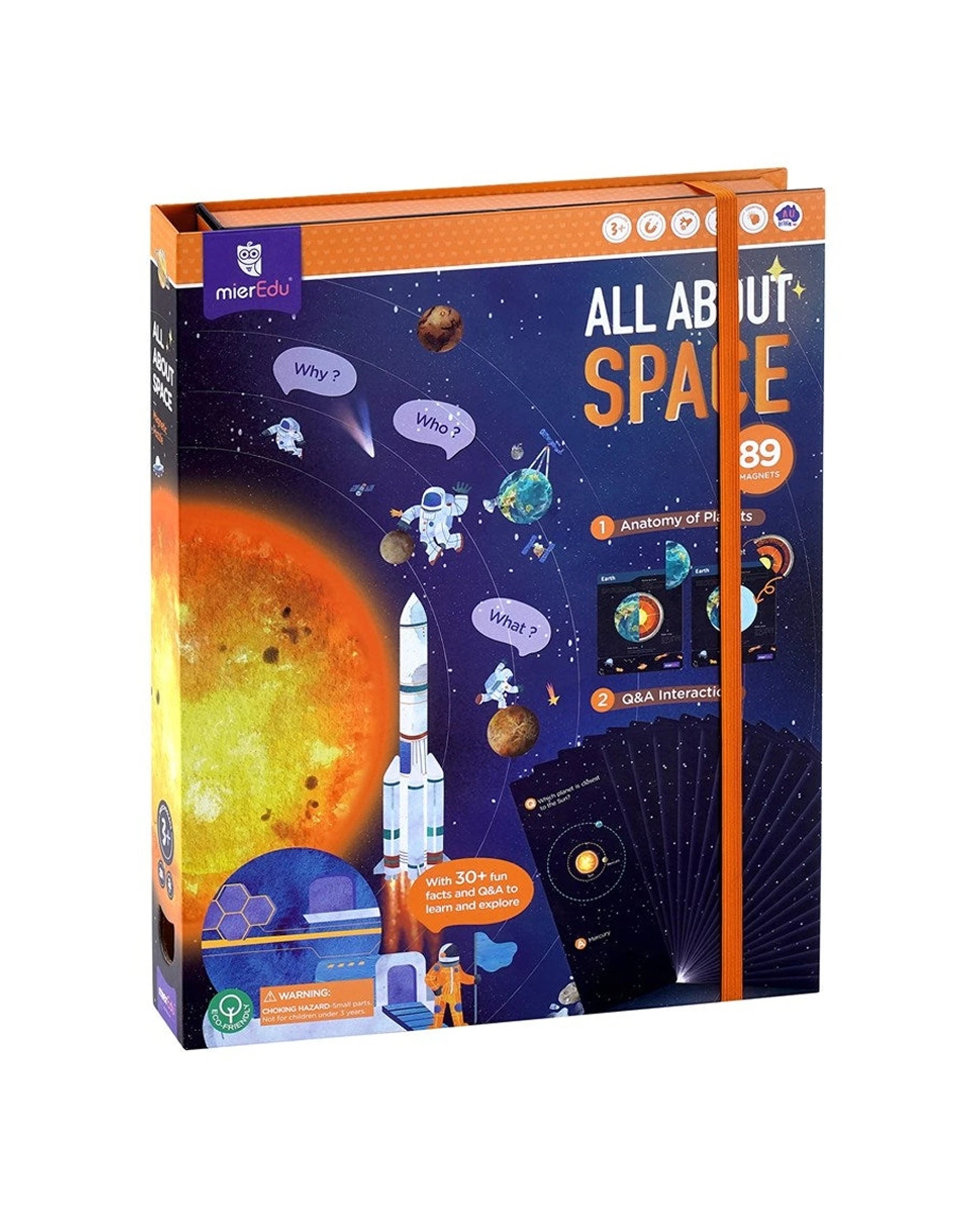 1 Mieredu Magnetic Puzzle All About Space Kids Educational Set, 1 of 3