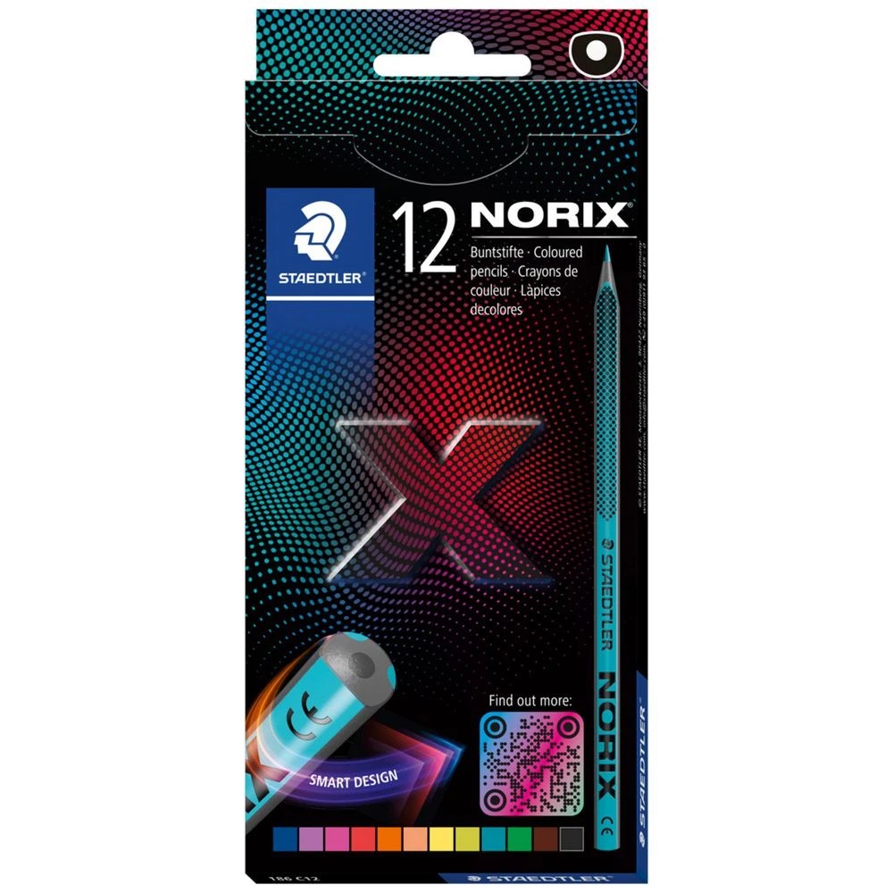 1 Staedtler Norix Colour Pencils Assorted 12 Pack, 1 of 7