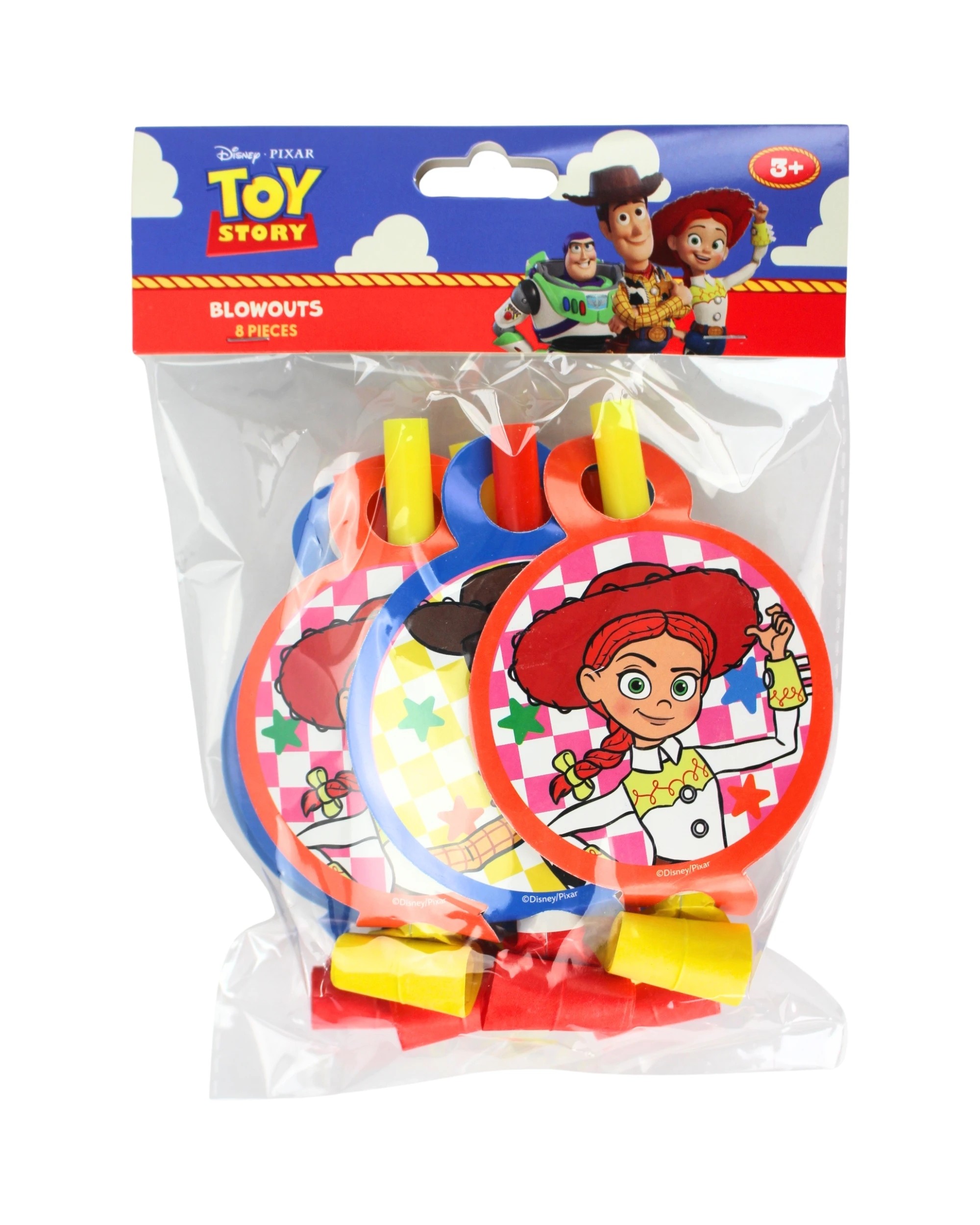 1 Anagram 8pc Toy Story Blowouts Kids Birthday Party Favour Noise Makers - Multi, 1 of 1