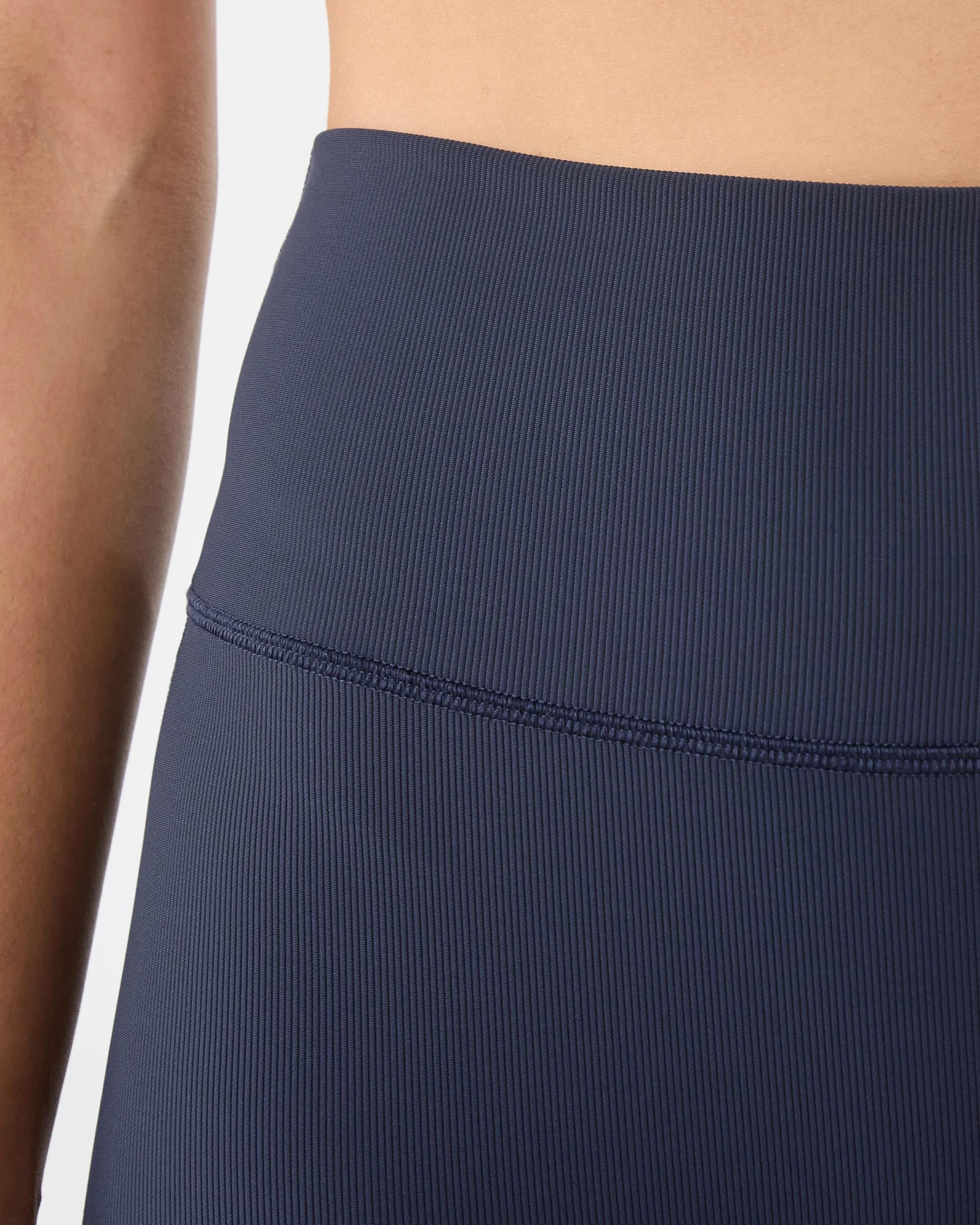 5 Active Womens Soft Rib Flared Leggings Shade Navy, 5 of 5